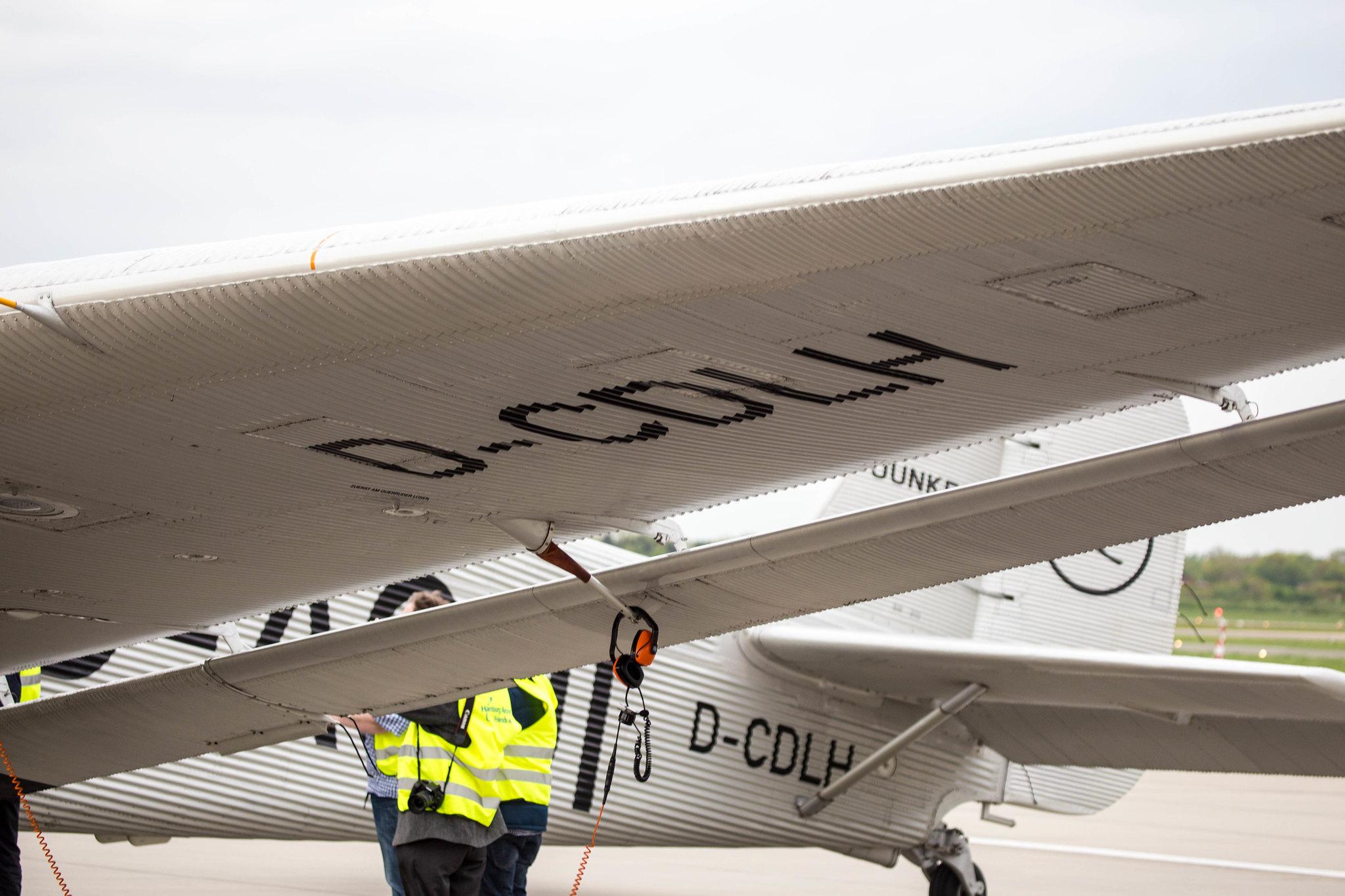 Hamburg Airport: Lufthansa Traditionsflug |  Junkers Ju 52/3mg8e JU52 | D-CDLH (D-AQUI) | MSN 130714