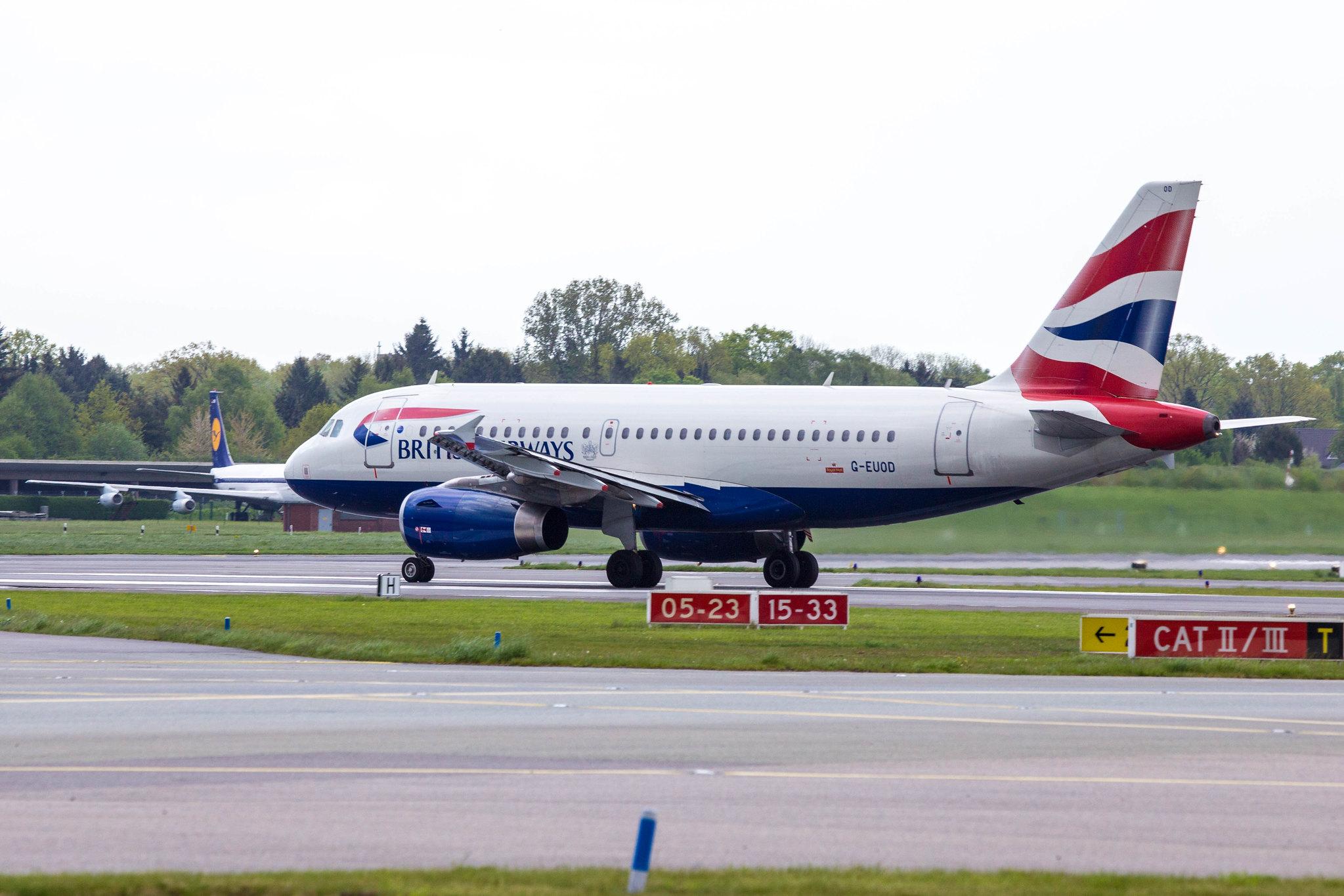 Hamburg Airport: British Airways (BA / BAW) |  Airbus A319-131 A319 | G-EUOD | MSN 1558