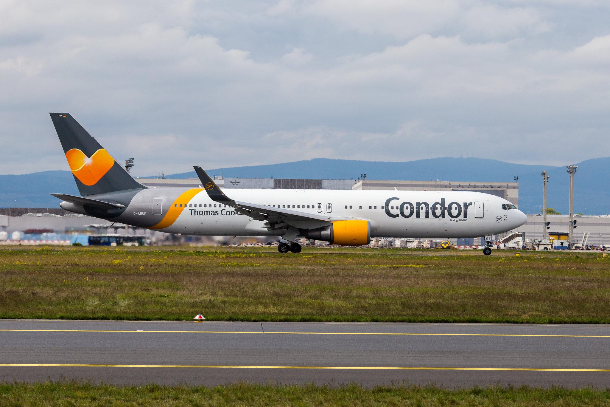 Frankfurt Airport: Condor (DE / CFG) |  Boeing 767-3Q8(ER) B763 | D-ABUP | MSN 30048