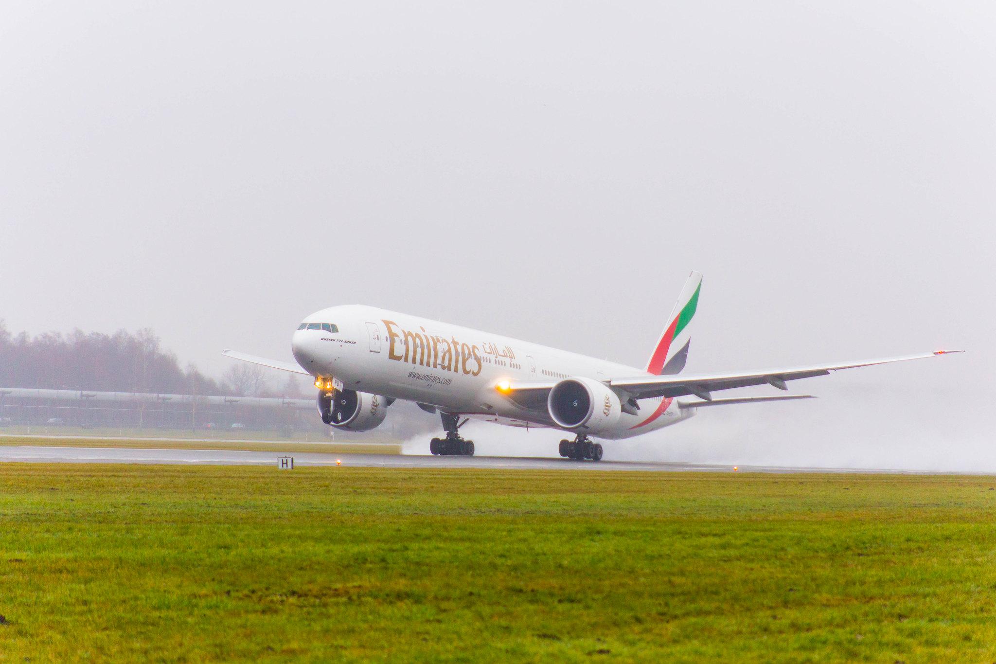 Hamburg Airport: Emirates (EK / UAE) |  Boeing 777-31H(ER) B77W | A6-EPD | MSN 42323