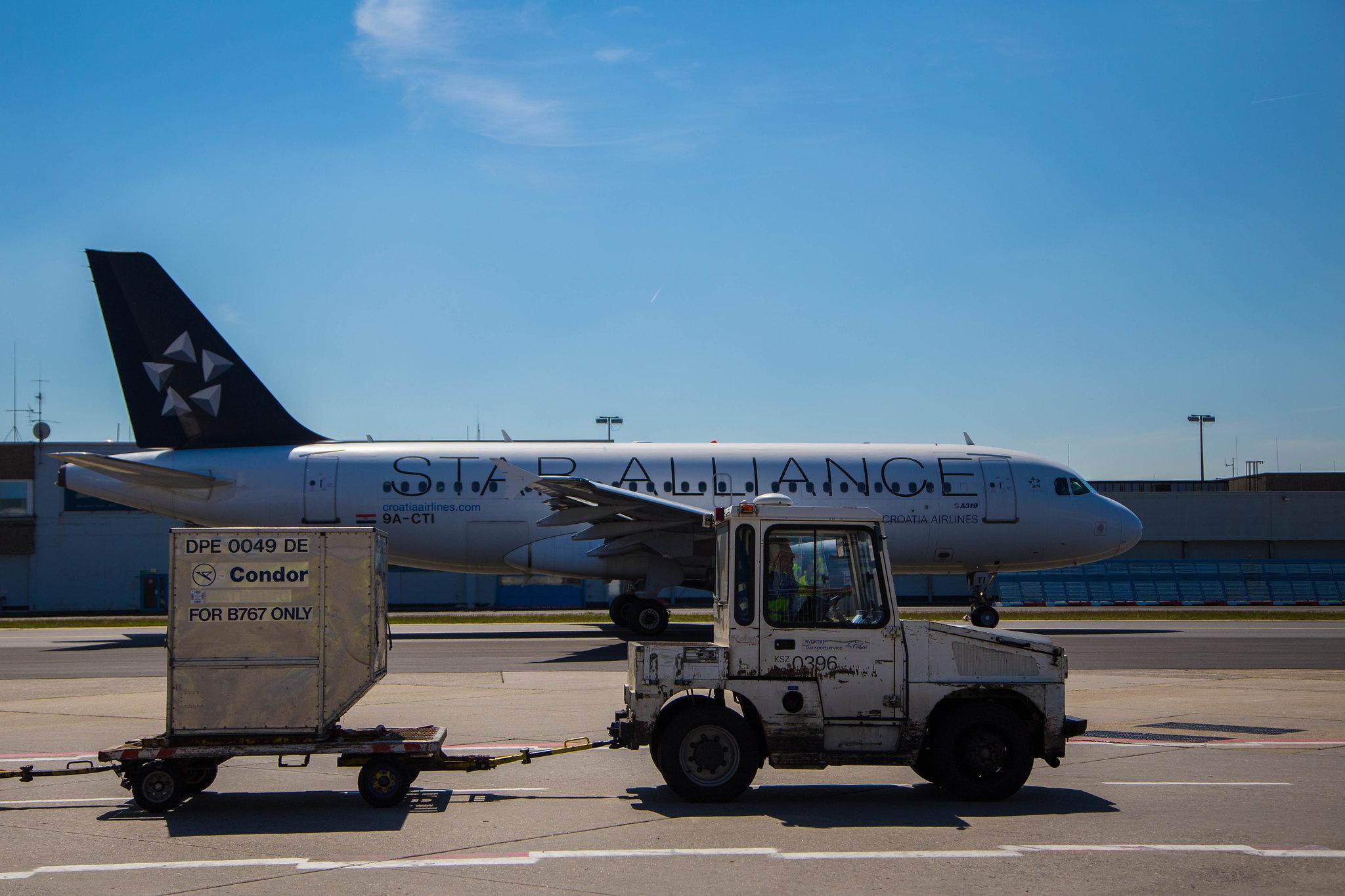 Frankfurt Airport: Croatia Airlines (OU / CTN) |  Livery: Star Alliance Livery |  Airbus A319-112 A319 | 9A-CTI | MSN 1029