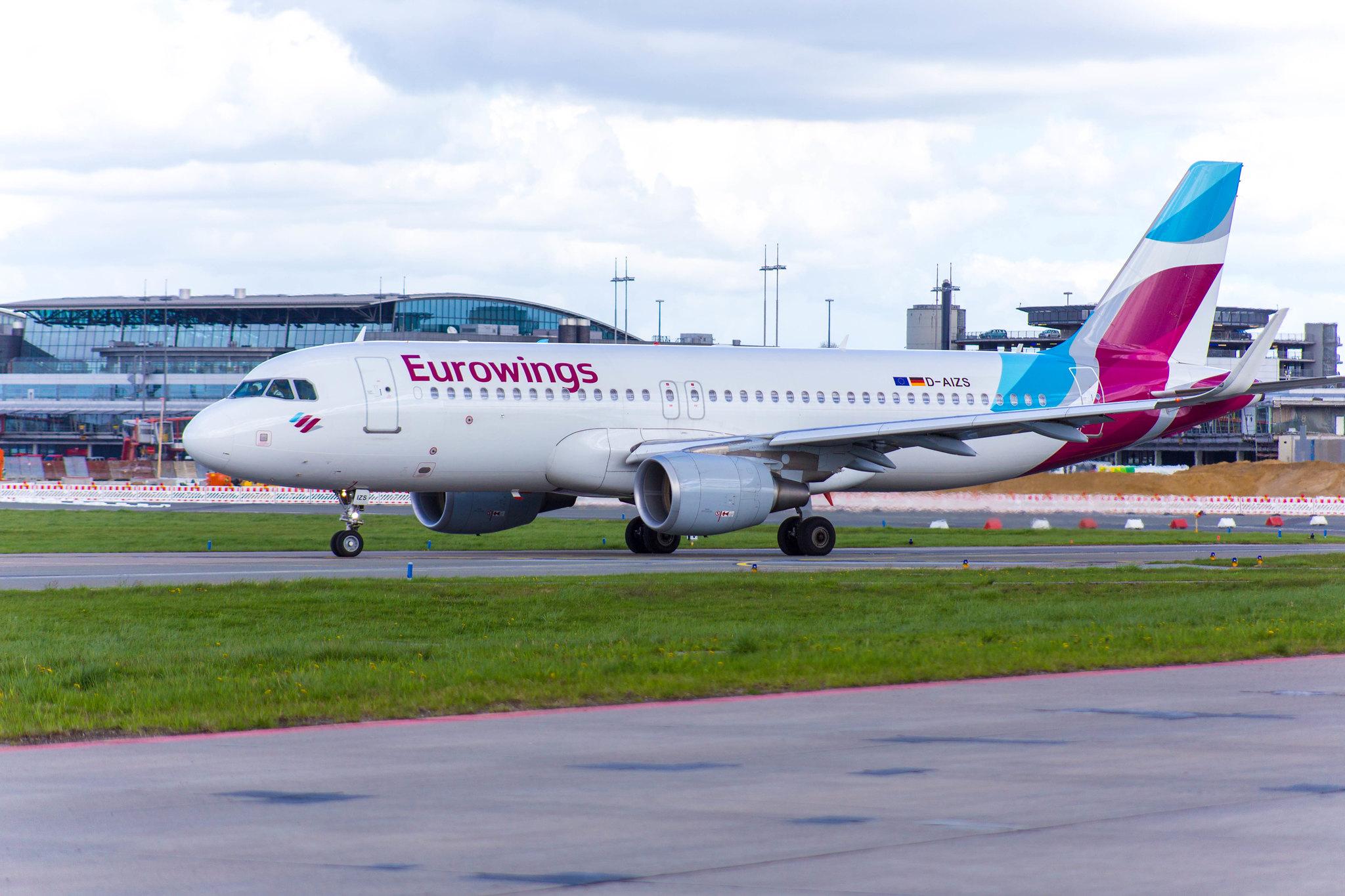 Hamburg Airport: Eurowings (EW / EWG) |  Airbus A320-214 A320 | D-AIZS | MSN 5557