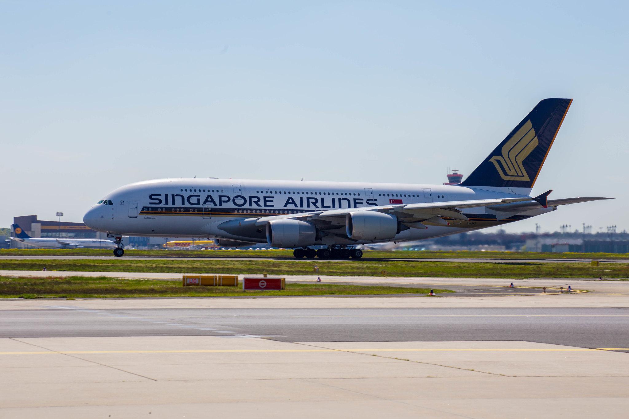 Frankfurt Airport: Singapore Airlines (SQ / SIA) |  Airbus A380-841 A388 | 9V-SKS | MSN 085
