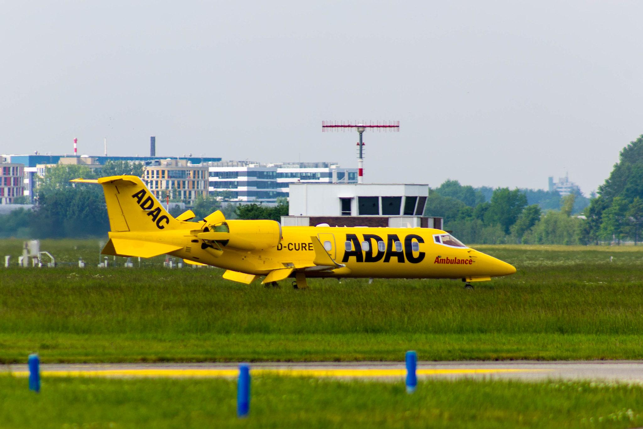 Hamburg Airport: Aero-Dienst (/ ADN) |  Learjet 60XR LJ60 | D-CURE | MSN 60-379 (ADAC)