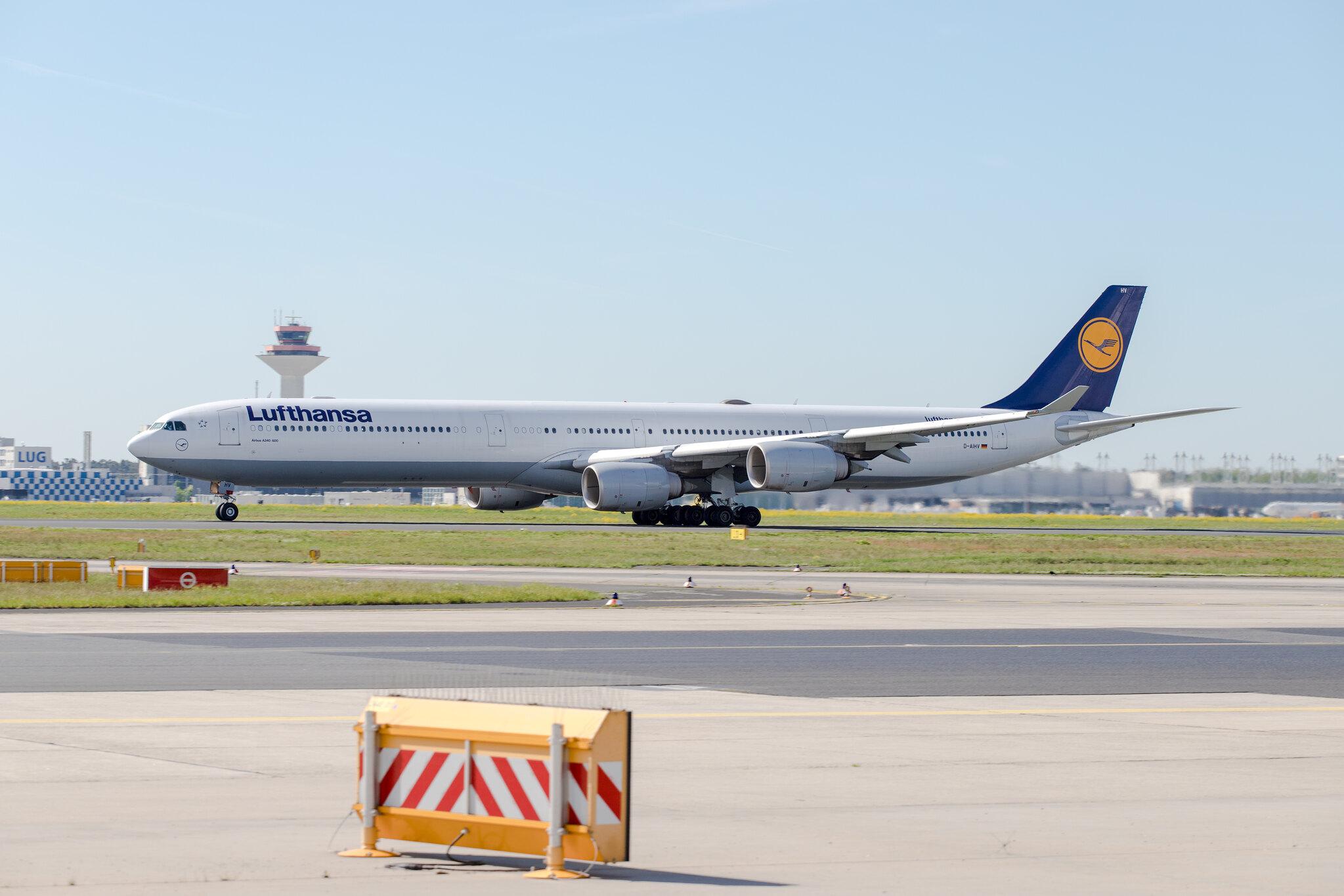 Frankfurt Airport: Lufthansa (LH / DLH) |  Airbus A340-642 A346 | D-AIHV | MSN 0897