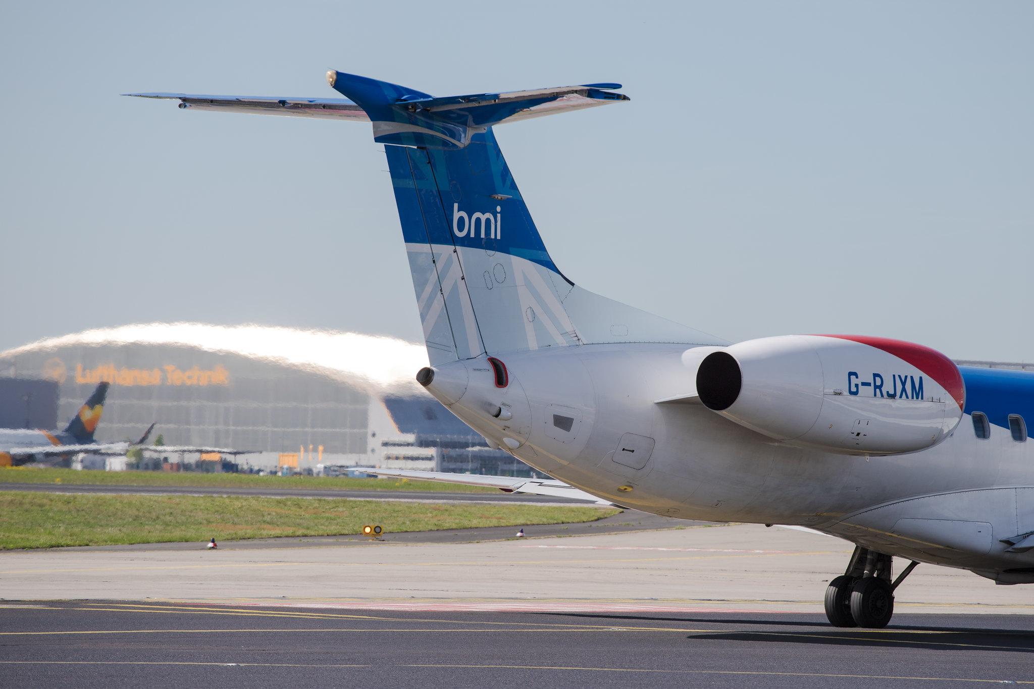 Frankfurt Airport: bmi Regional (BM / BMR) |  Embraer ERJ-145MP E145 | G-RJXM | MSN 145216