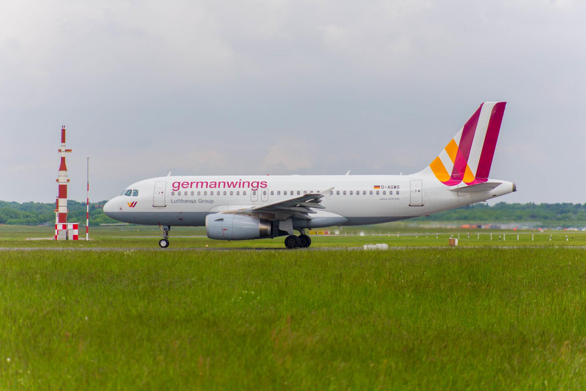 Hamburg Airport: Germanwings (4U / GWI) |  Airbus A319-132 A319 | D-AGWS | MSN 4998
