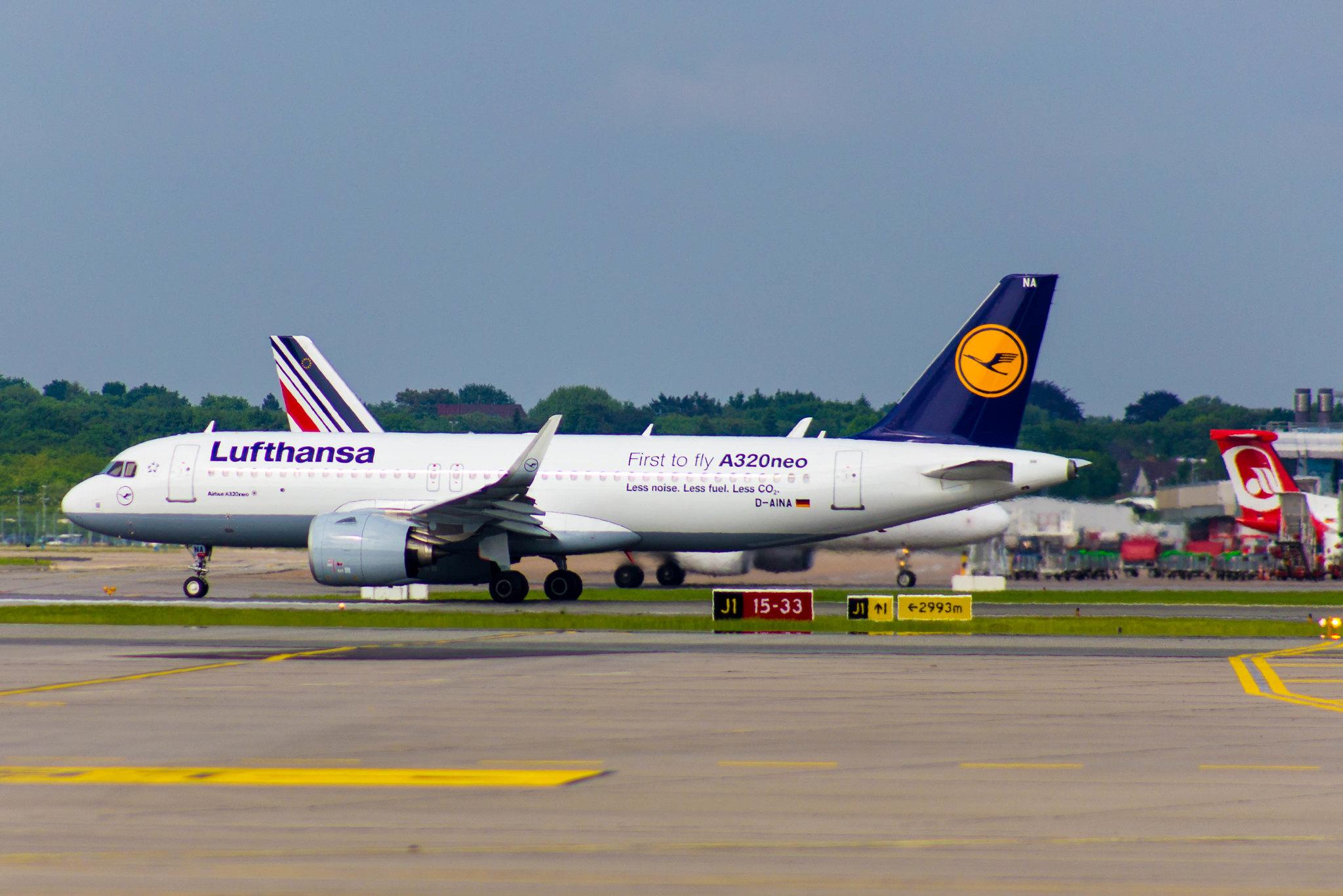Hamburg Airport: Lufthansa (LH / DLH) |  Airbus A320-271N A20N | D-AINA | MSN 6801