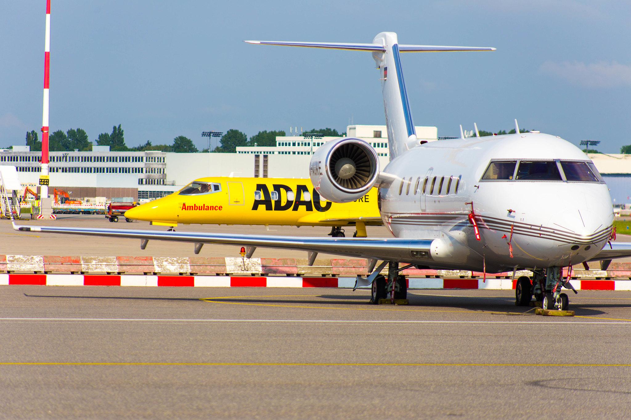Hamburg Airport: Aero-Dienst (/ ADN) |  Learjet 60XR LJ60 | D-CURE | MSN 60-379 (ADAC)