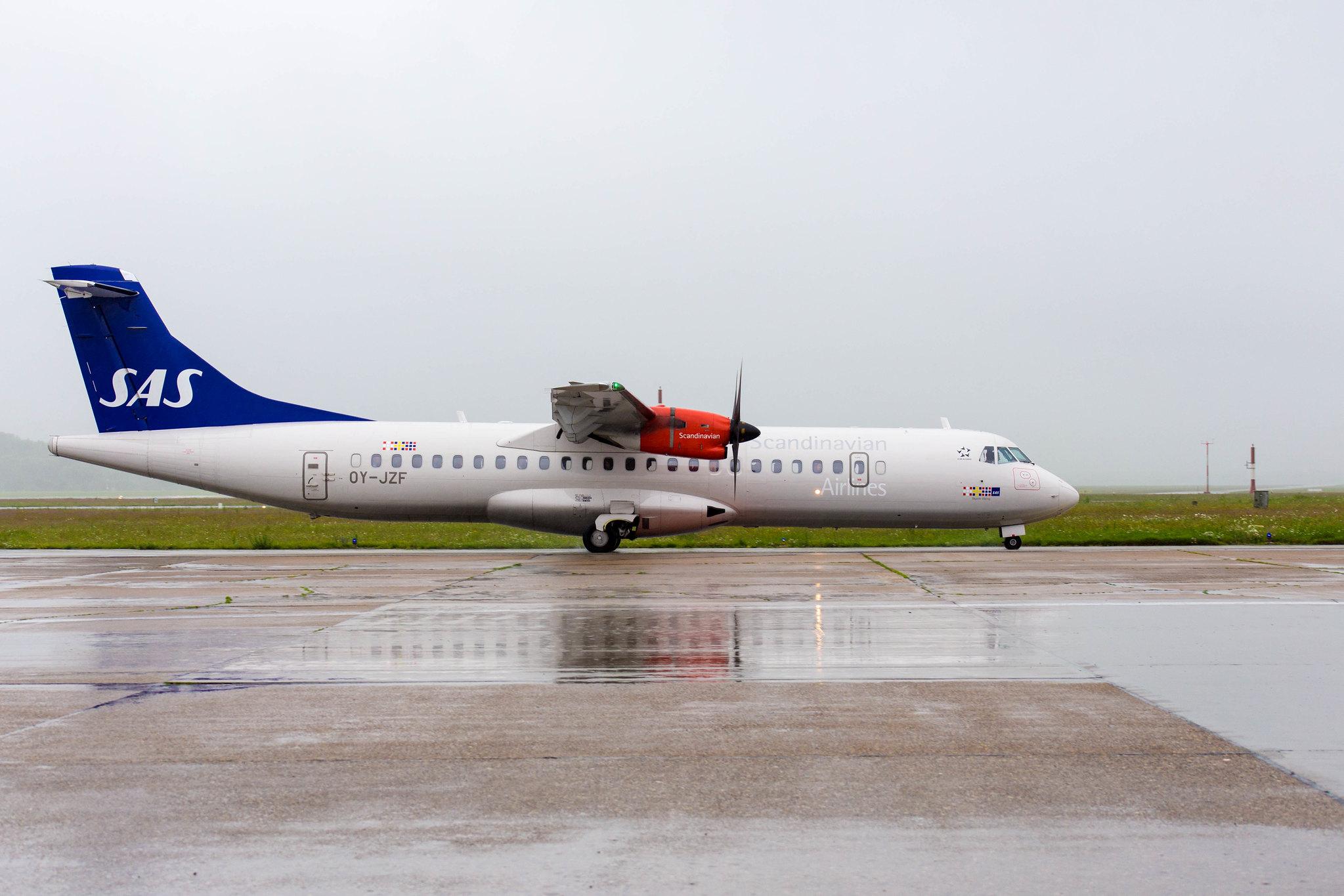Hamburg Airport: SAS (SK / SAS) |  ATR 72-600 AT76 | OY-JZF | MSN 1165