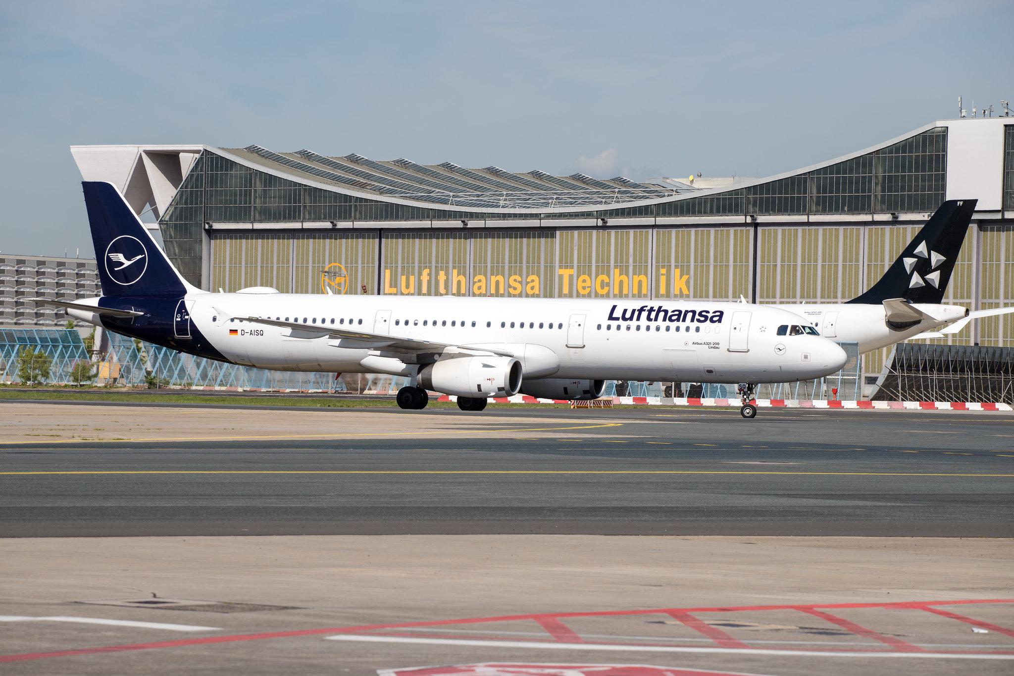 Frankfurt Airport: Lufthansa (LH / DLH) |  Airbus A321-231 A321 | D-AISQ | MSN 3936