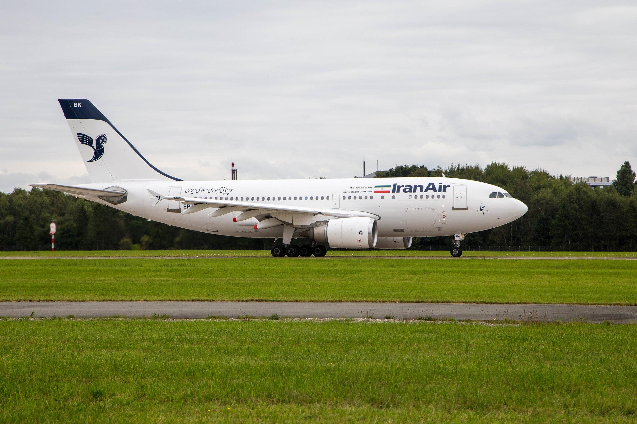 Hamburg Airport: Iran Air (IR / IRA) |  Airbus A310-304 A310 | EP-IBK | MSN 671