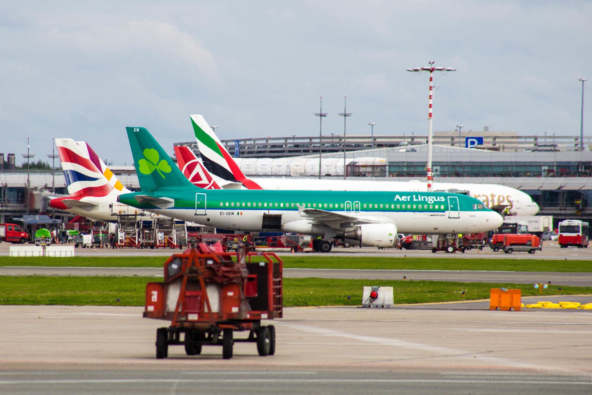 6. Vorfeldrundfahrt 2016: Sicht auf den Hamburger Airport