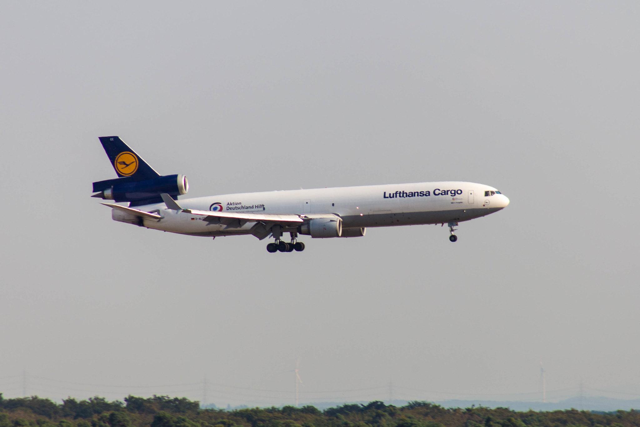 Frankfurt Airport: Lufthansa Cargo (/ GEC) |  McDonnell Douglas MD-11F MD11 | D-ALCC | MSN 48783