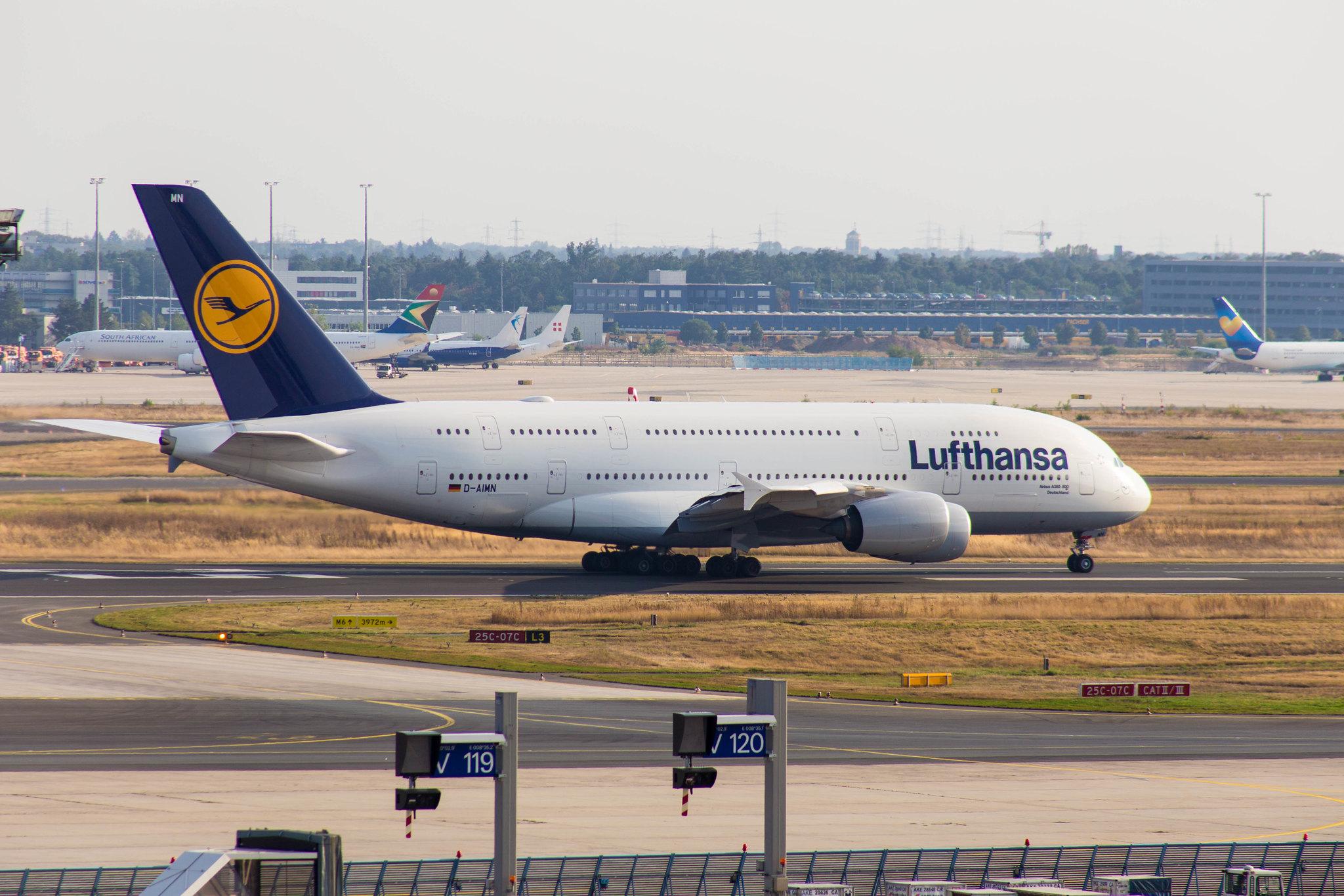 Frankfurt Airport: Lufthansa (LH / DLH) |  Airbus A380-841 A388 | D-AIMN | MSN 177