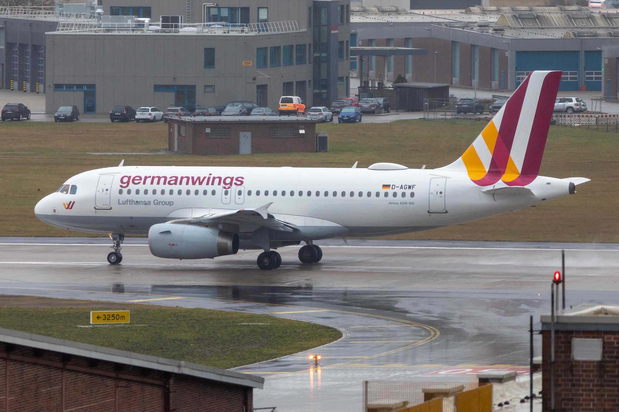 Hamburg Airport: Eurowings (EW / EWG) |  Airbus A319-132 A319 | D-AGWF | MSN 3172