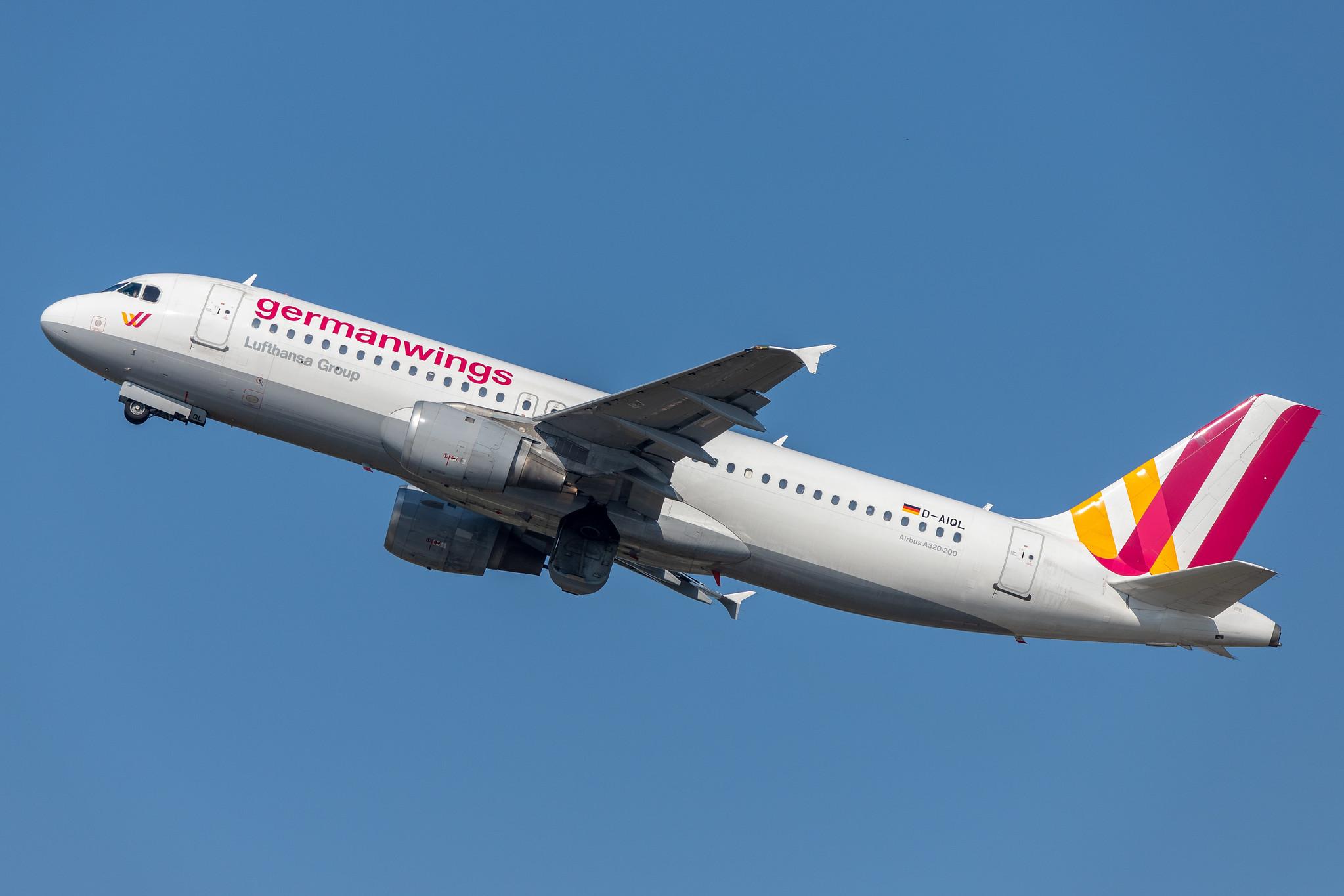 Düsseldorf Airport: Germanwings (4U / GWI) | Airbus A320-211 A320 | D-AIQL | MSN 0267