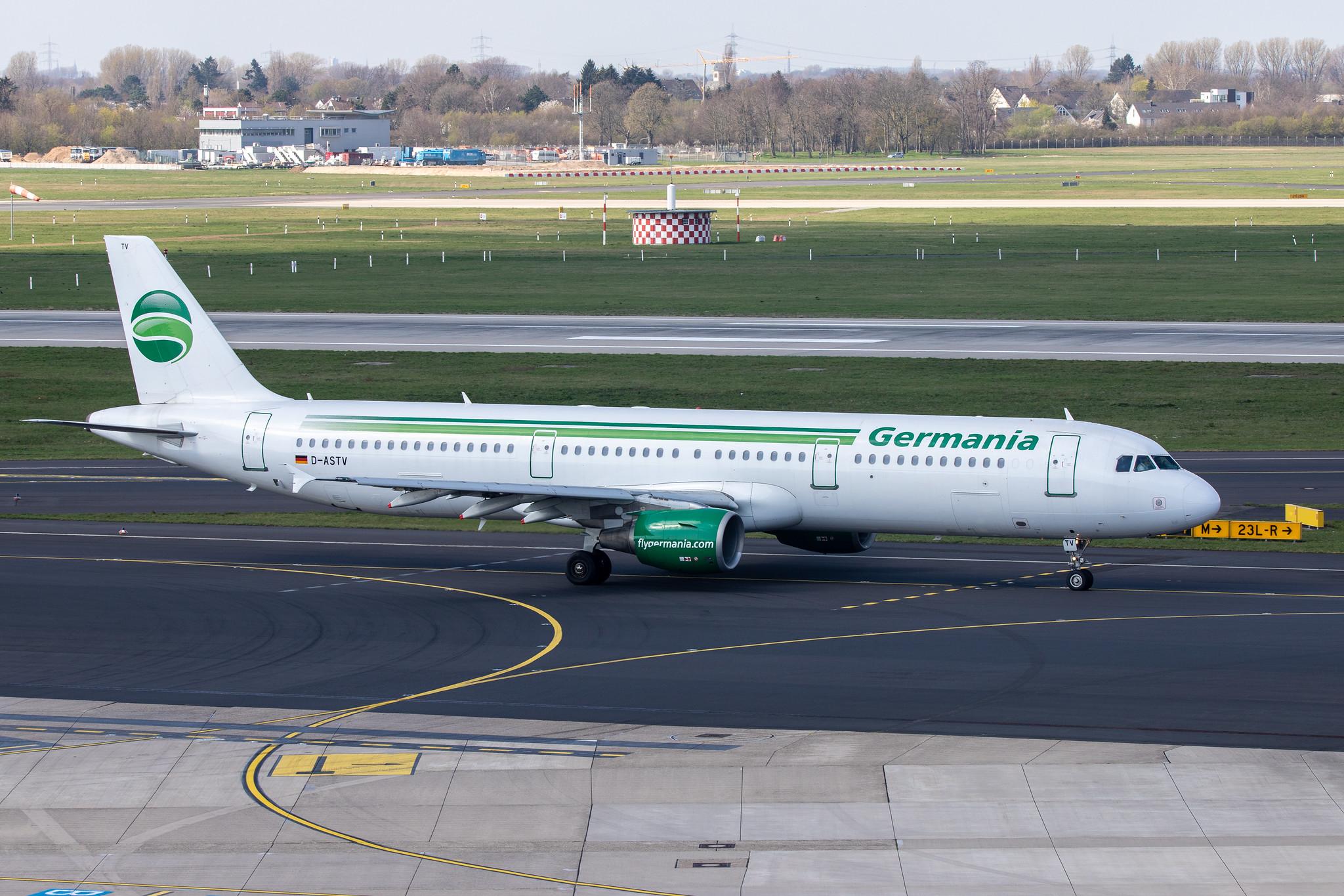 Düsseldorf Airport: Carlyle Aviation Partners |  Airbus A321-211 A321 | D-ASTV | MSN 0995