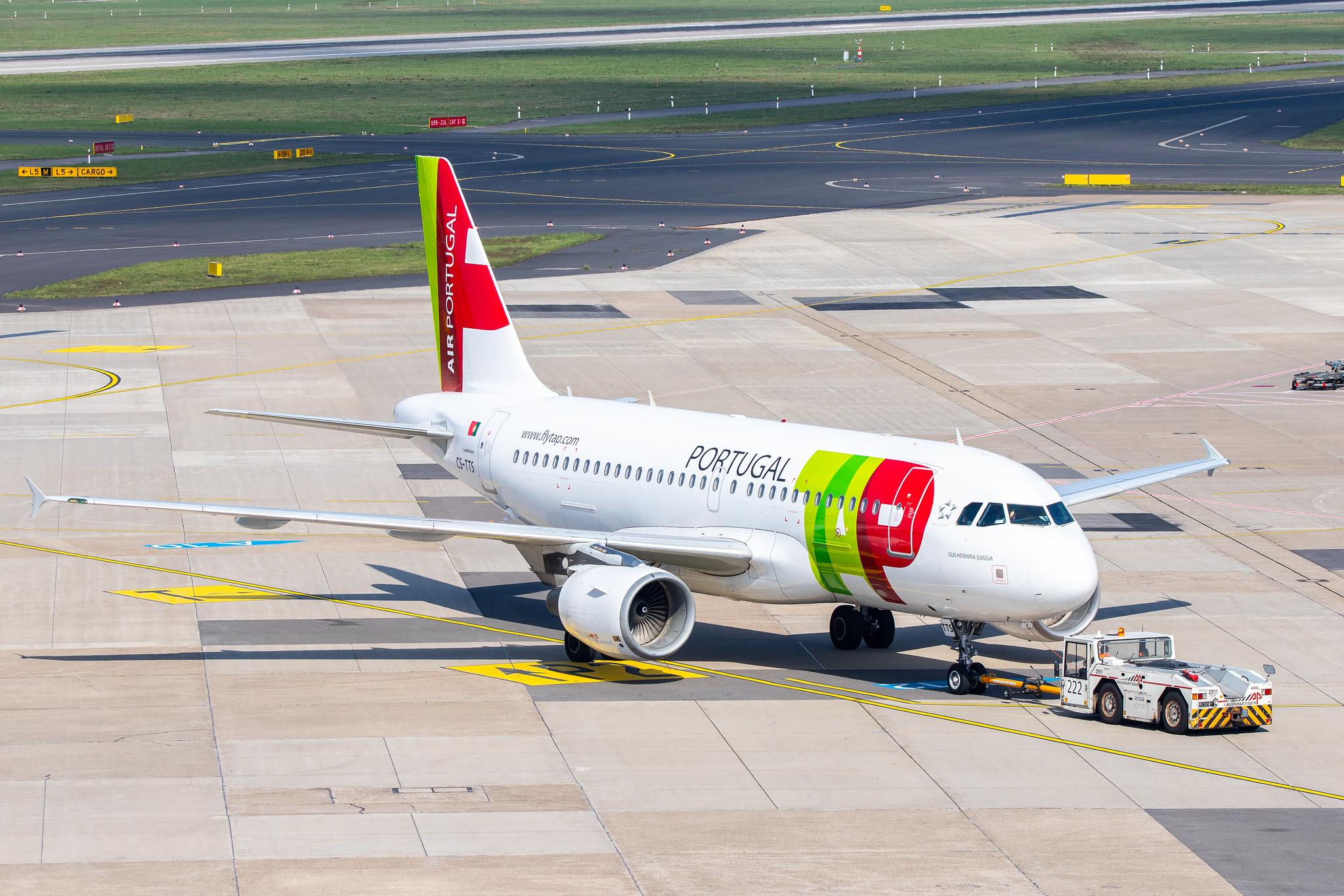 Düsseldorf Airport: TAP Air Portugal (TP / TAP) |  Airbus A319-112 A319 | CS-TTS | MSN 1765
