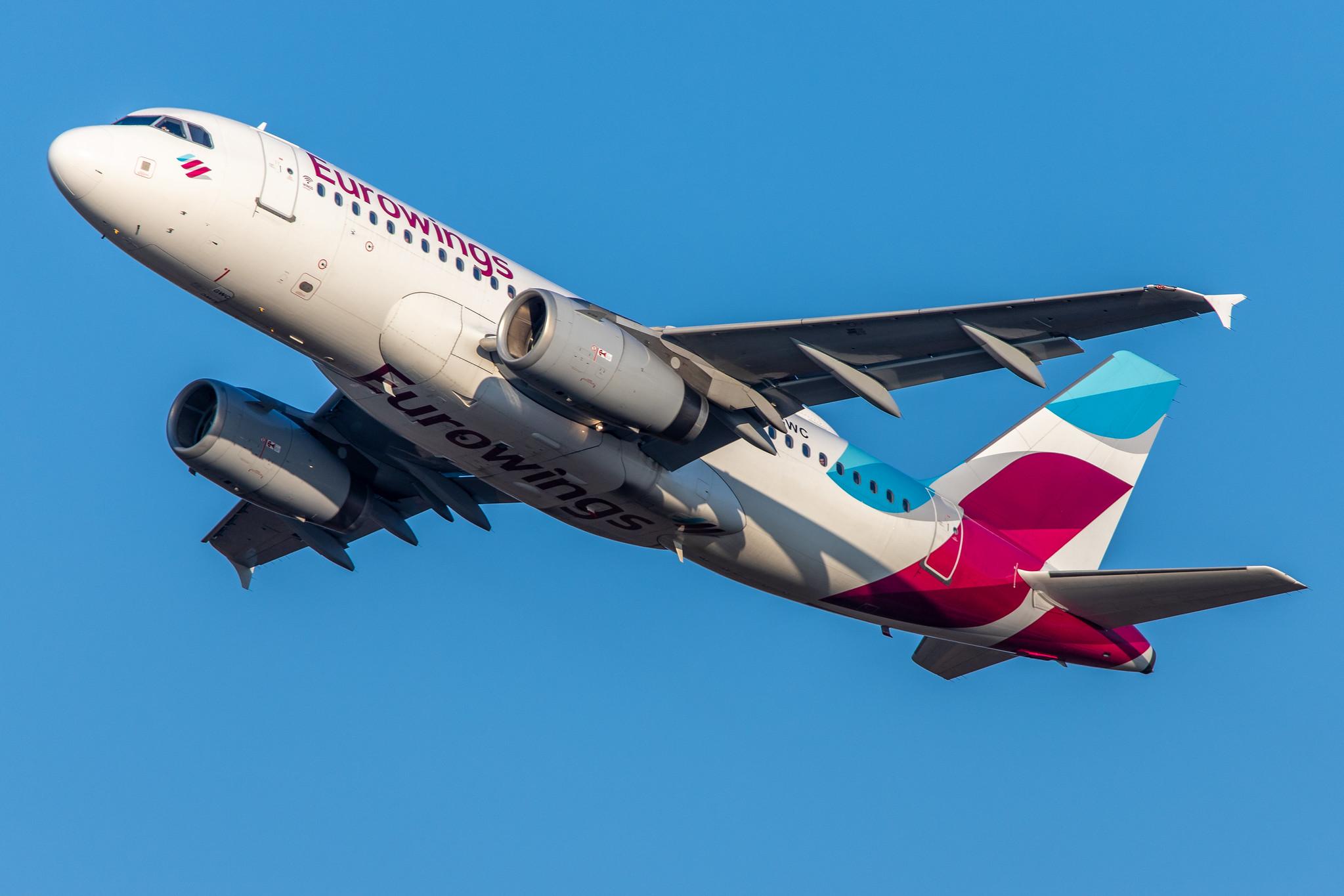 Köln Bonn Airport: Eurowings (EW / EWG) |  Airbus A319-132 A319 | D-AGWC | MSN 2976