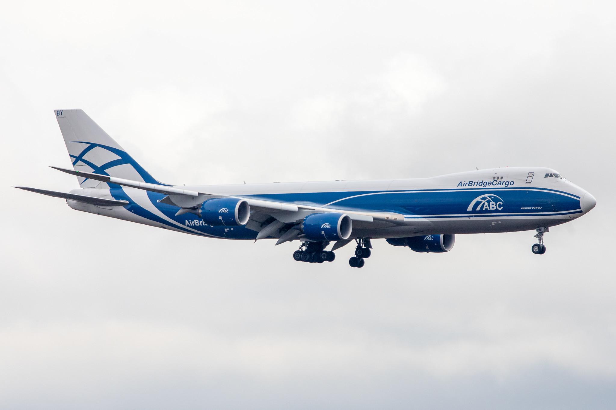 Frankfurt Airport: AirBridgeCargo (RU / ABW) | Operator: AirBridgeCargo Airlines |  Boeing 747-83Q(F) B748 | VP-BBY | MSN 63781
