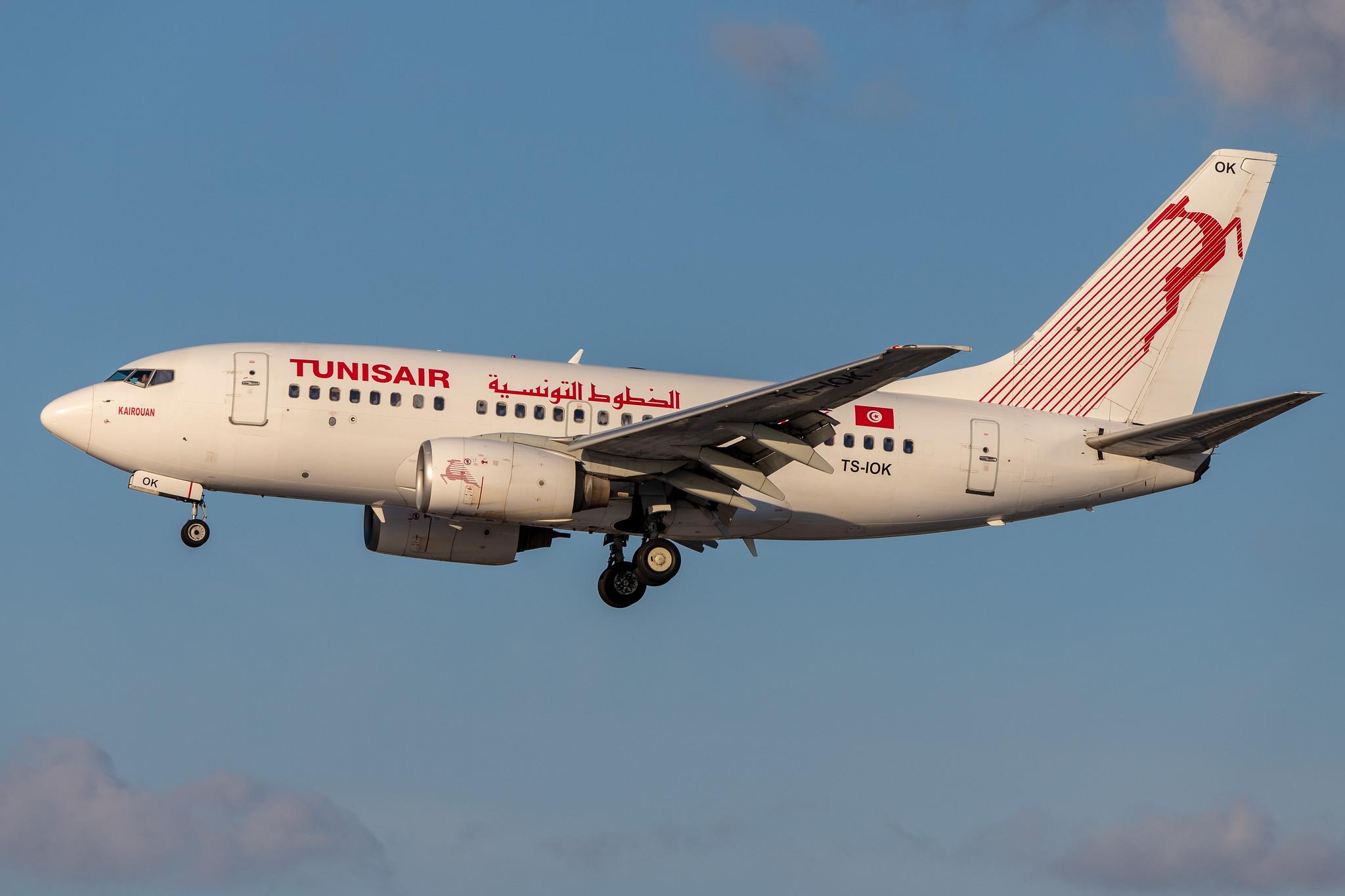 Hamburg Airport: Tunisair (TU / TAR) |  Boeing 737-6H3 B736 | TS-IOK | MSN 29496