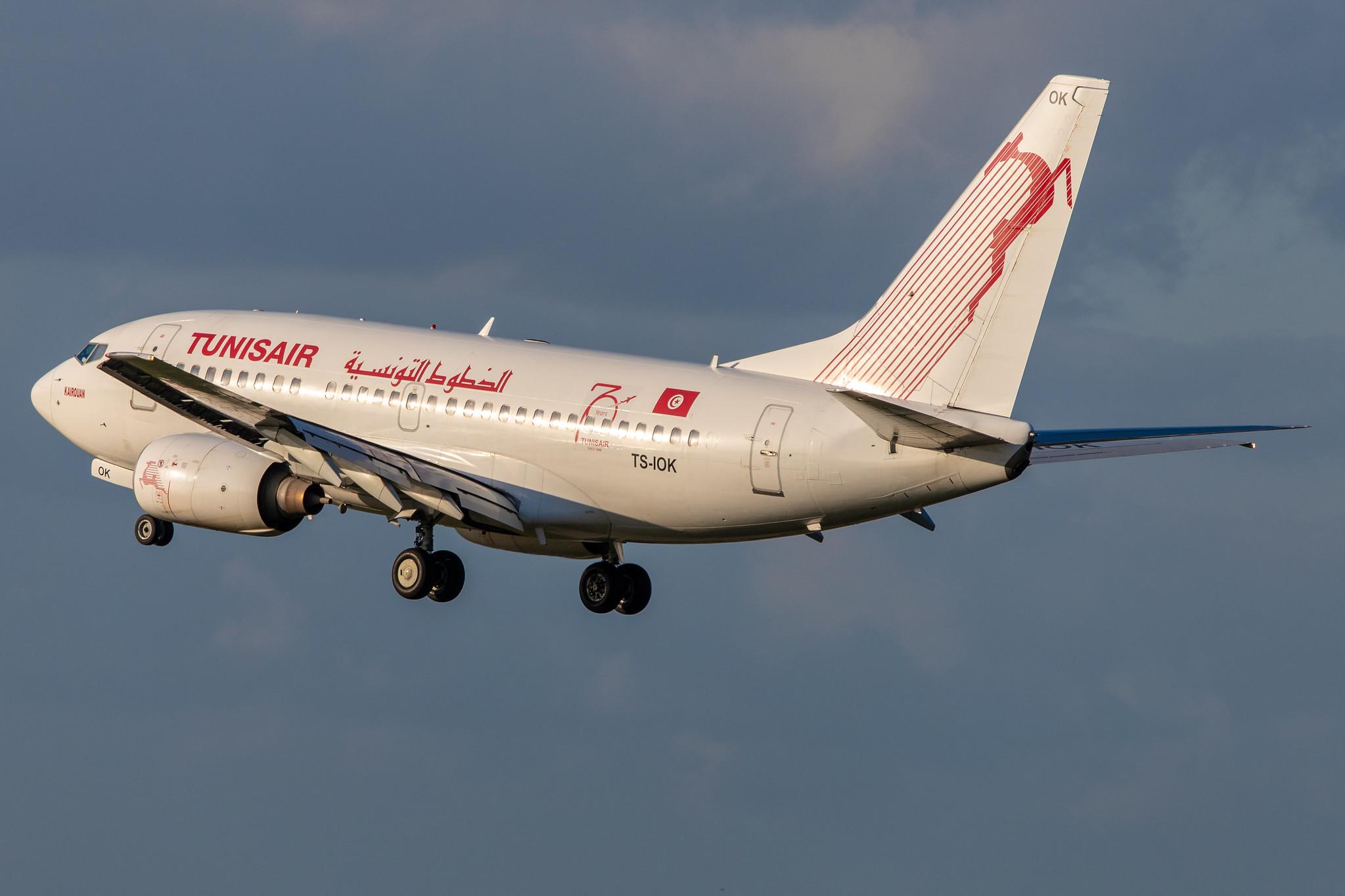 Hamburg Airport: Tunisair (TU / TAR) |  Boeing 737-6H3 B736 | TS-IOK | MSN 29496