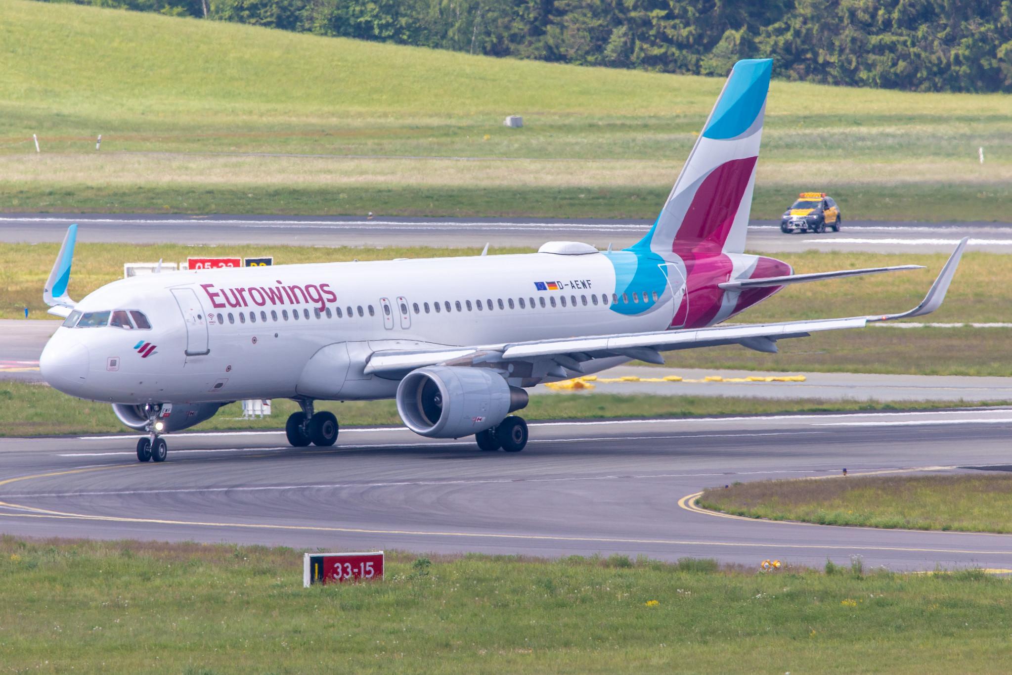 Hamburg Airport: Eurowings (EW / EWG) |  Airbus A320-214 A320 | D-AEWF | MSN 7087