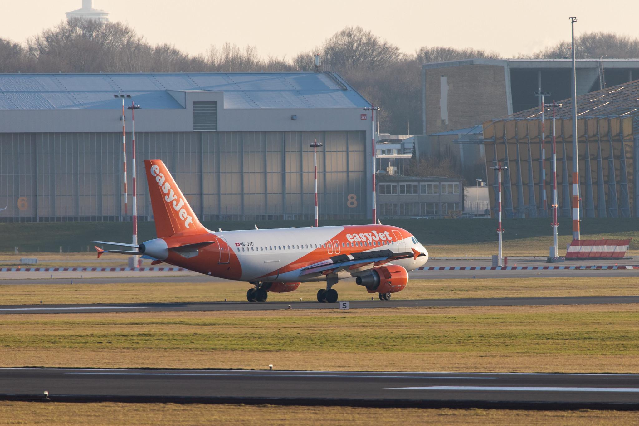 Hamburg Airport: easyJet (U2 / EZY) | Operator: easyJet Switzerland |  Airbus A319-111 A319 | HB-JYC | MSN 4785