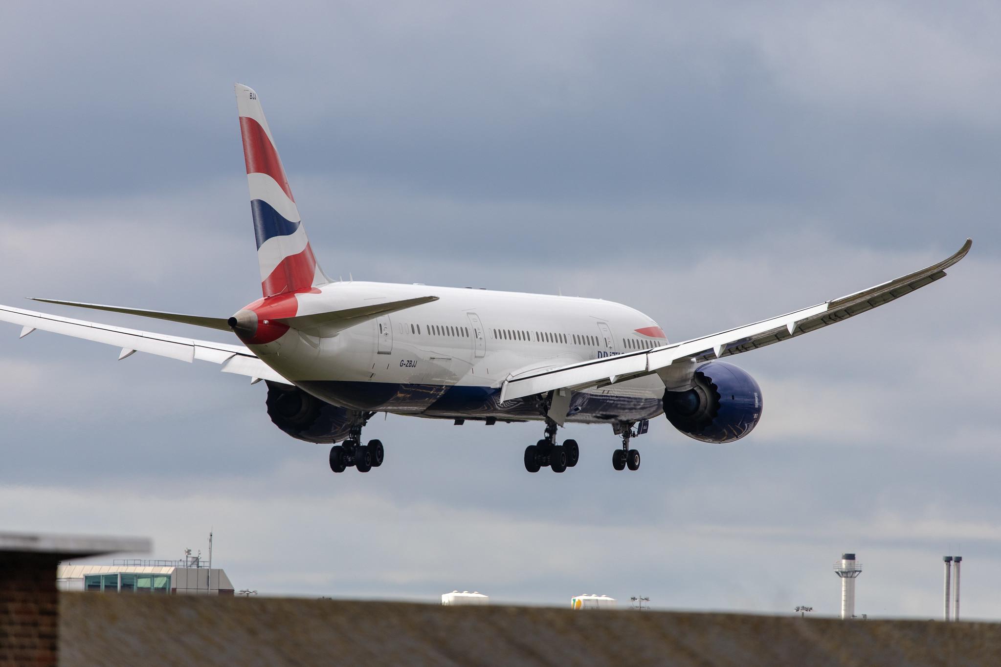 London Heathrow Airport: British Airways (BA / BAW) |  Boeing 787-8 Dreamliner B788 | G-ZBJJ | MSN 60629