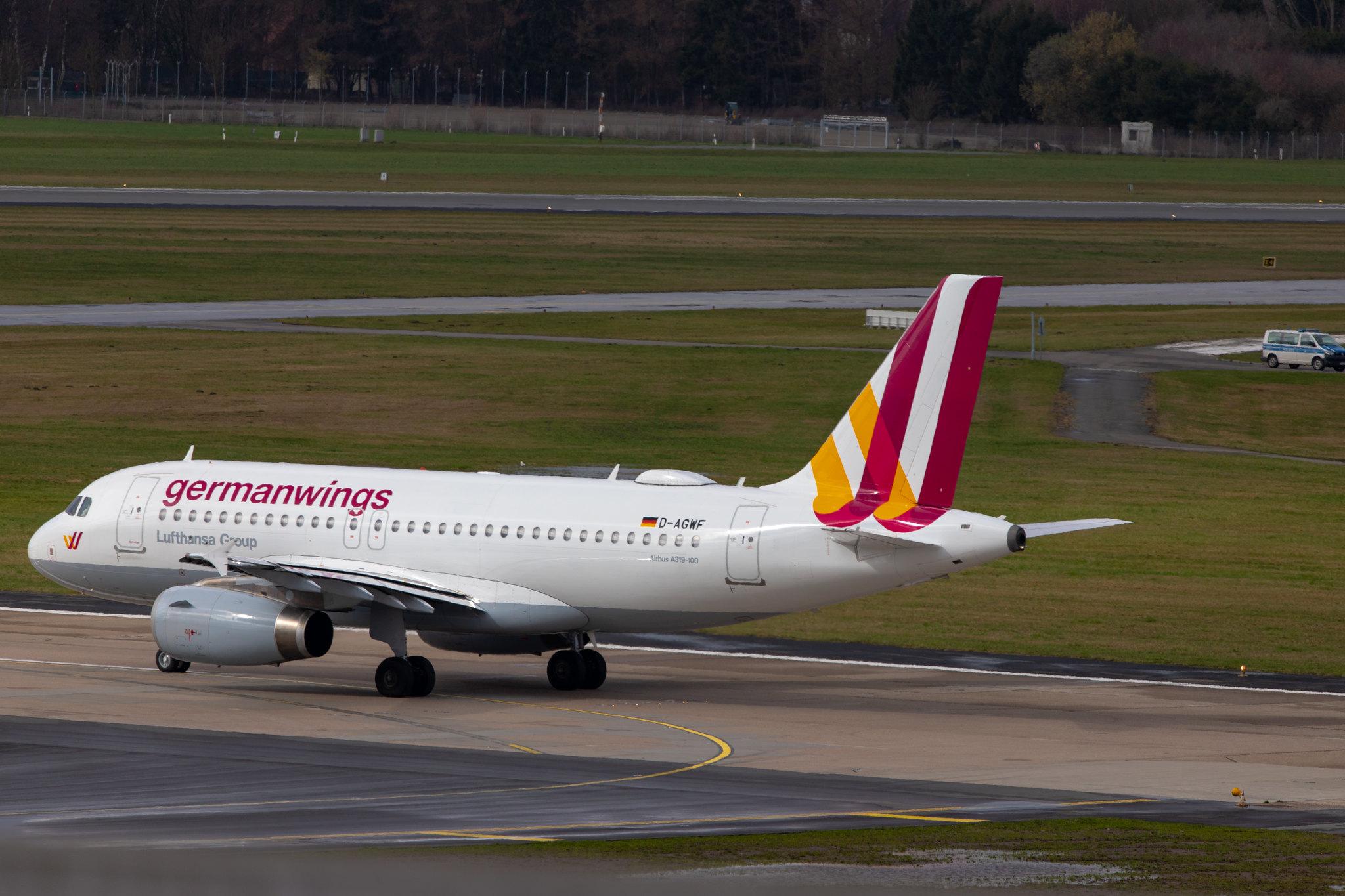 Hamburg Airport: Eurowings (EW / EWG) |  Airbus A319-132 A319 | D-AGWF | MSN 3172 | Germanwings