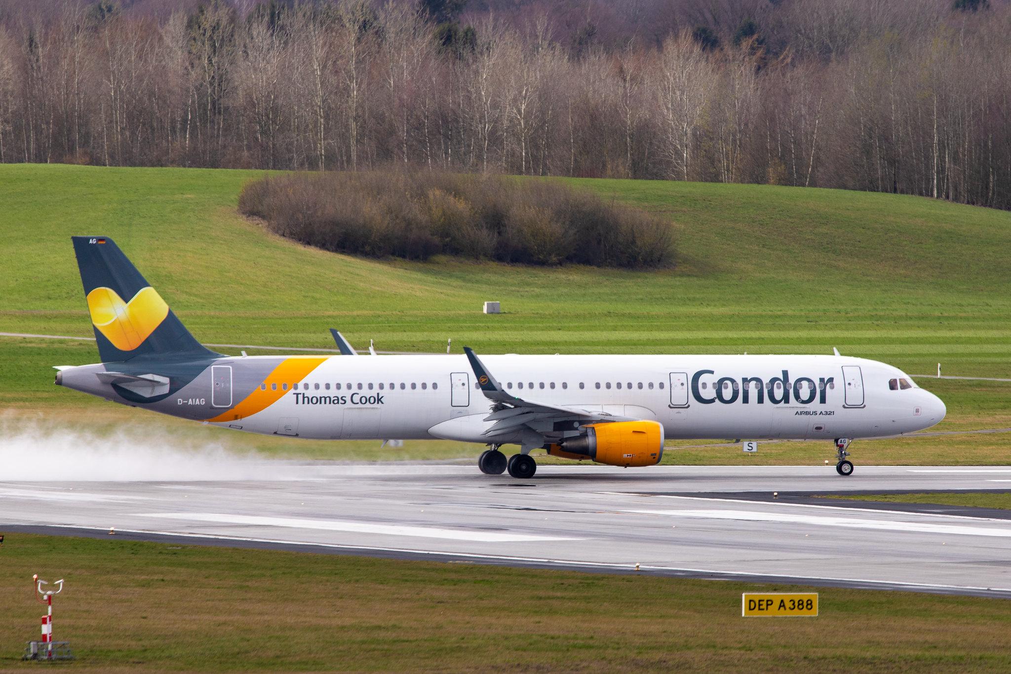 Hamburg Airport: Condor (DE / CFG) |  Airbus A321-211 A321 | D-AIAG | MSN 6590