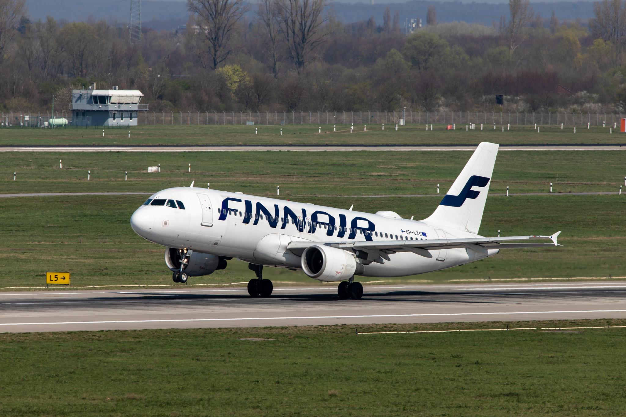 Düsseldorf Airport: Finnair (AY / FIN) |  Airbus A320-214 A320 | OH-LXC | MSN 1544