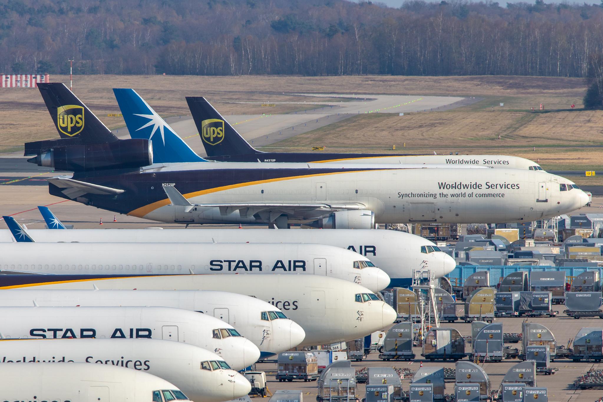 Köln Bonn Airport: UPS (5X / UPS) | Operator: UPS Airlines |  McDonnell Douglas MD-11F MD11 | N252UP | MSN 48768