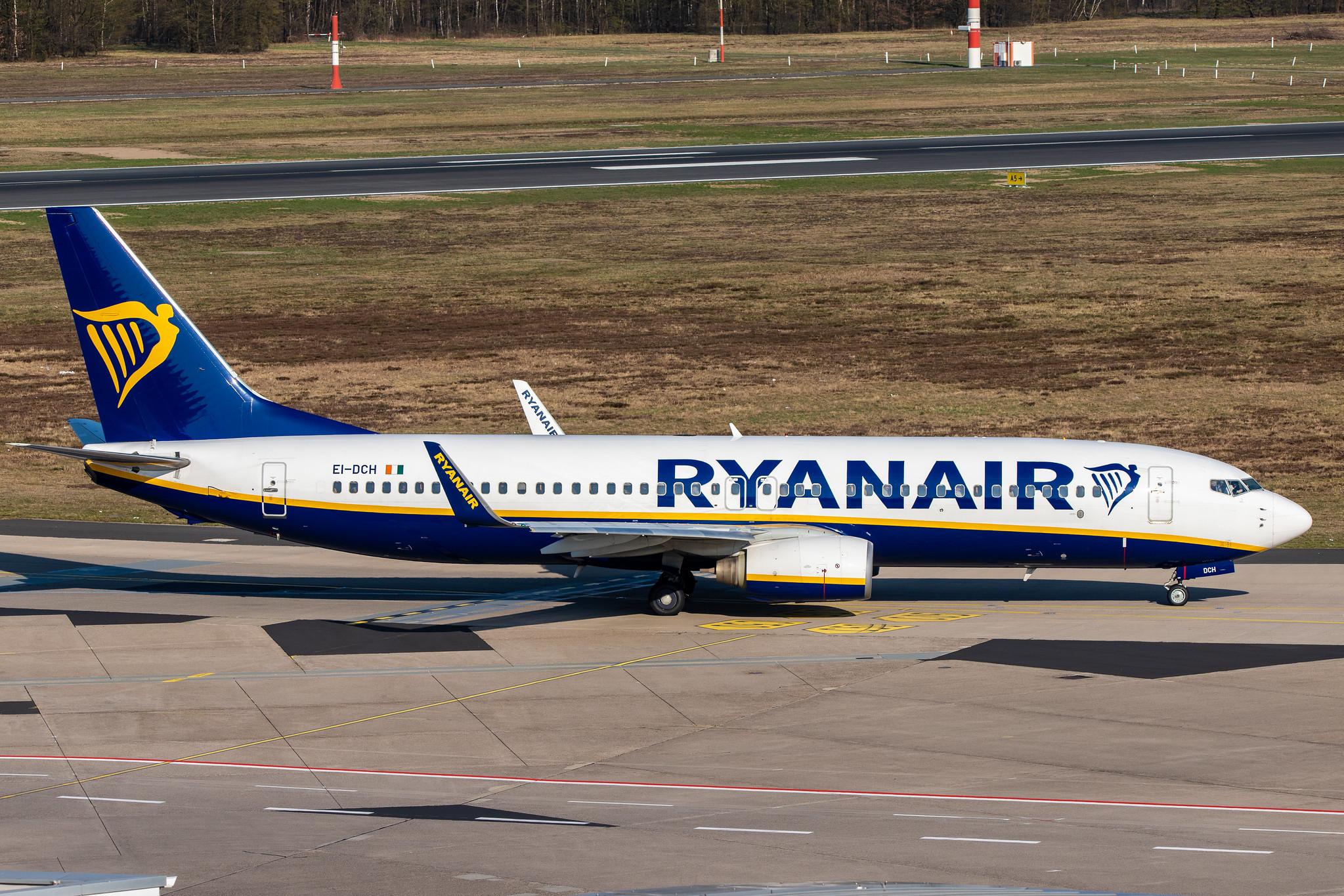 Köln Bonn Airport: Ryanair (FR / RYR) |  Boeing 737-8AS B738 | EI-DCH | MSN 33566