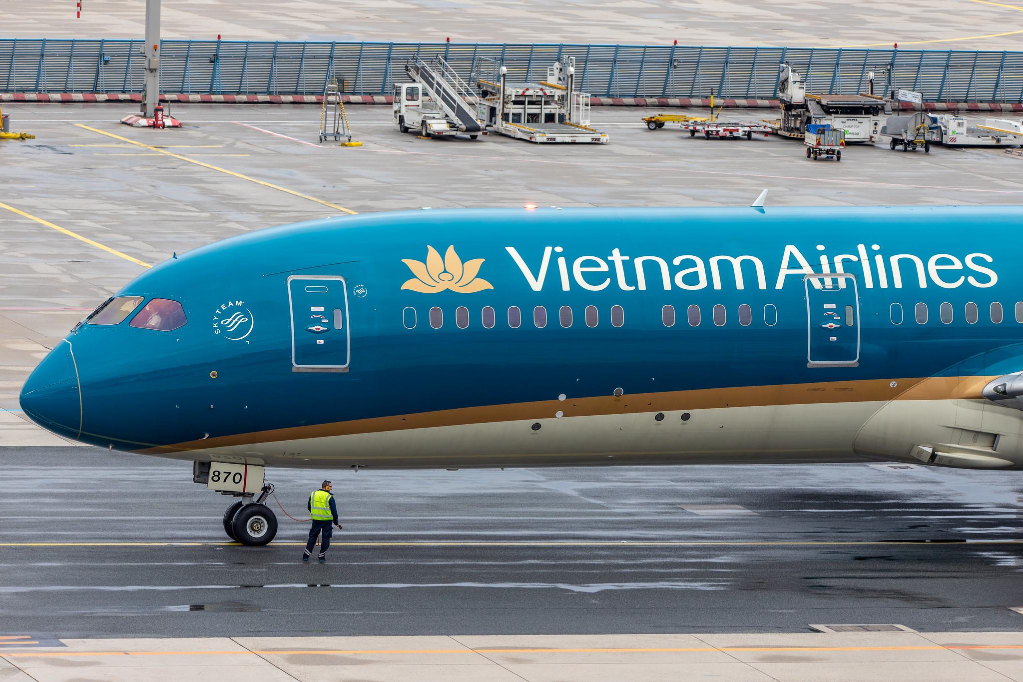 Frankfurt Airport: Vietnam Airlines (VN / HVN) |  Boeing 787-9 Dreamliner B789 | VN-A870 | MSN 39289