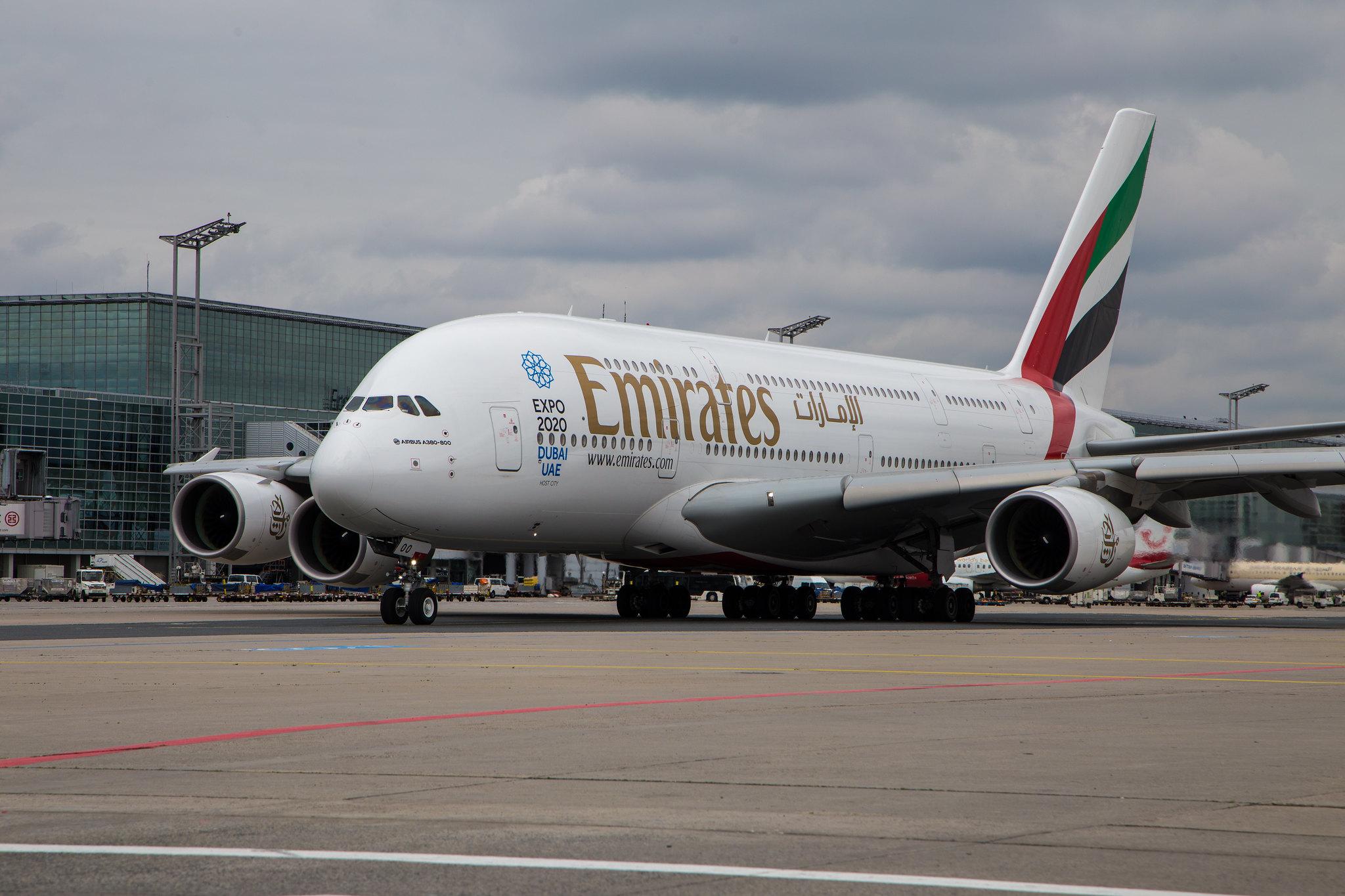 Frankfurt Airport: Emirates (EK / UAE) |  Airbus A380-861 A388 | A6-EOO | MSN 190