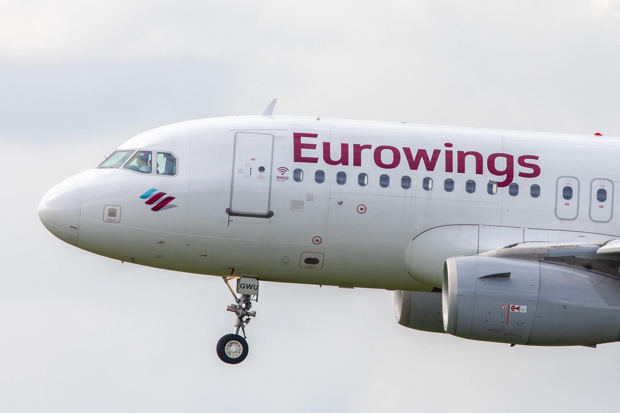 Hamburg Airport: Eurowings (EW / EWG) |  Airbus A319-132 A319 | D-AGWU | MSN 5457