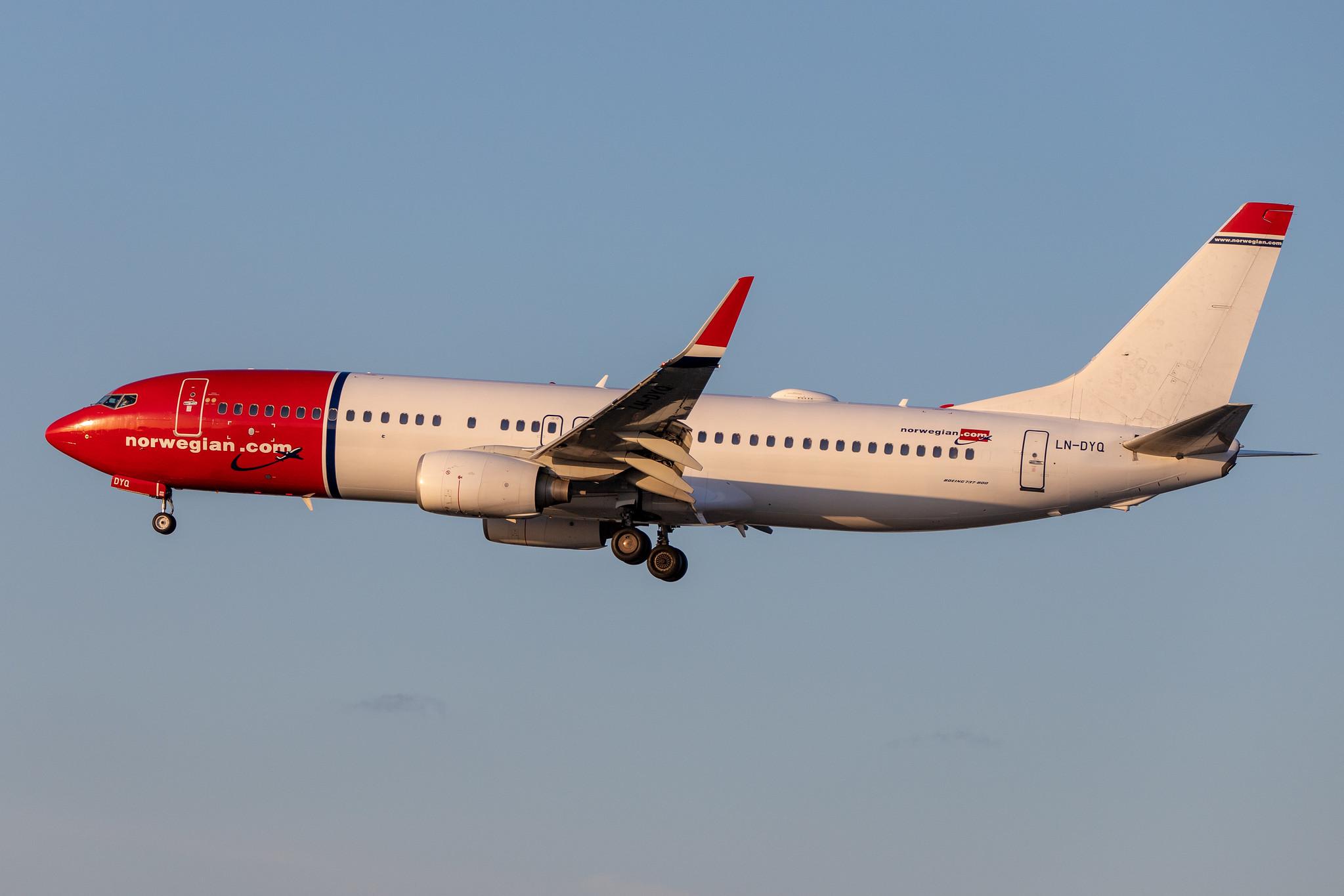 Hamburg Airport: Norwegian (DY / NAX) |  Livery: Helge Ingstadt Livery |  Boeing 737-8JP B738 | LN-DYQ | MSN 40869