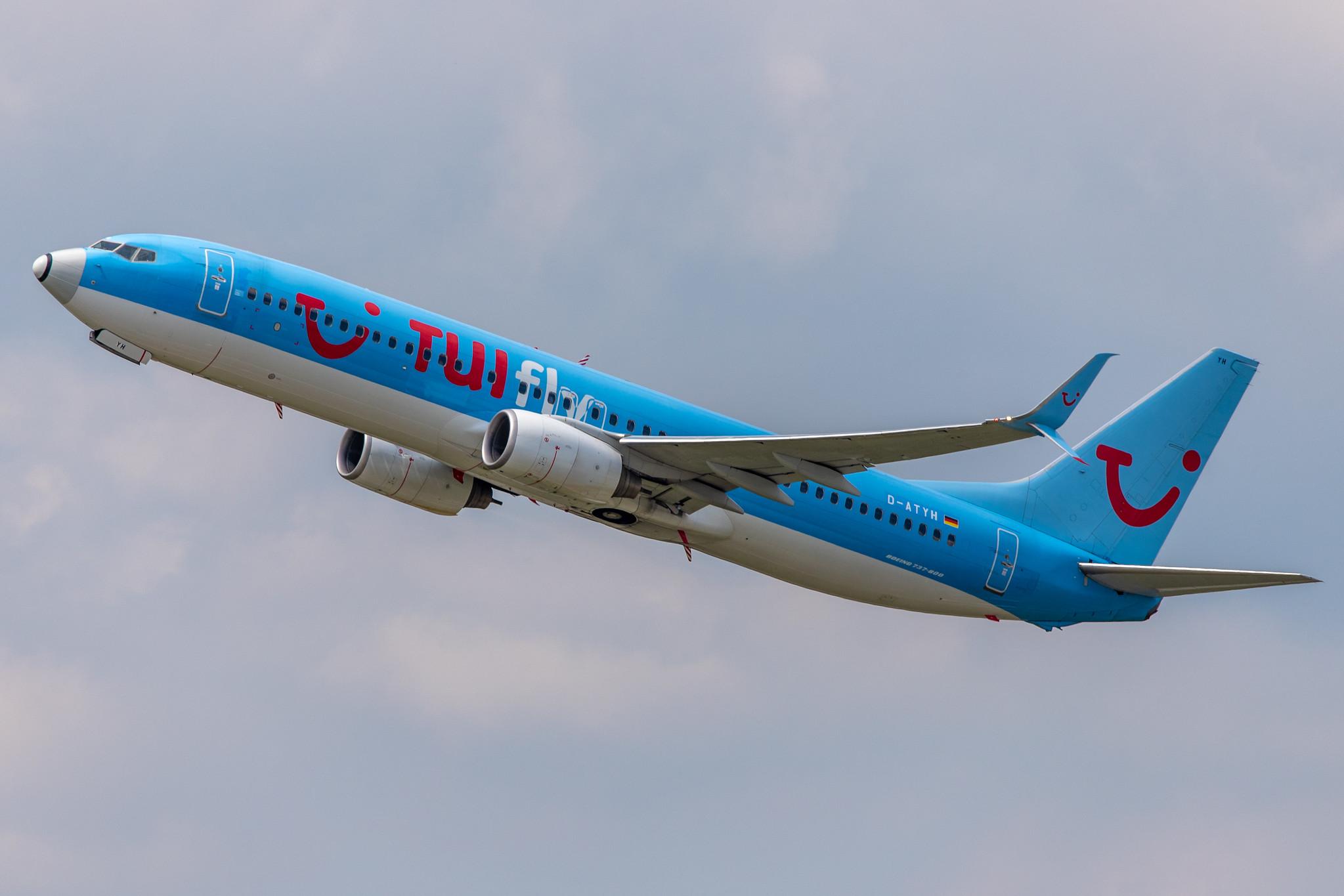 Hamburg Airport: TUI (X3 / TUI) | Operator: TUI fly |  Boeing 737-8K5 B738 | D-ATYH | MSN 38097