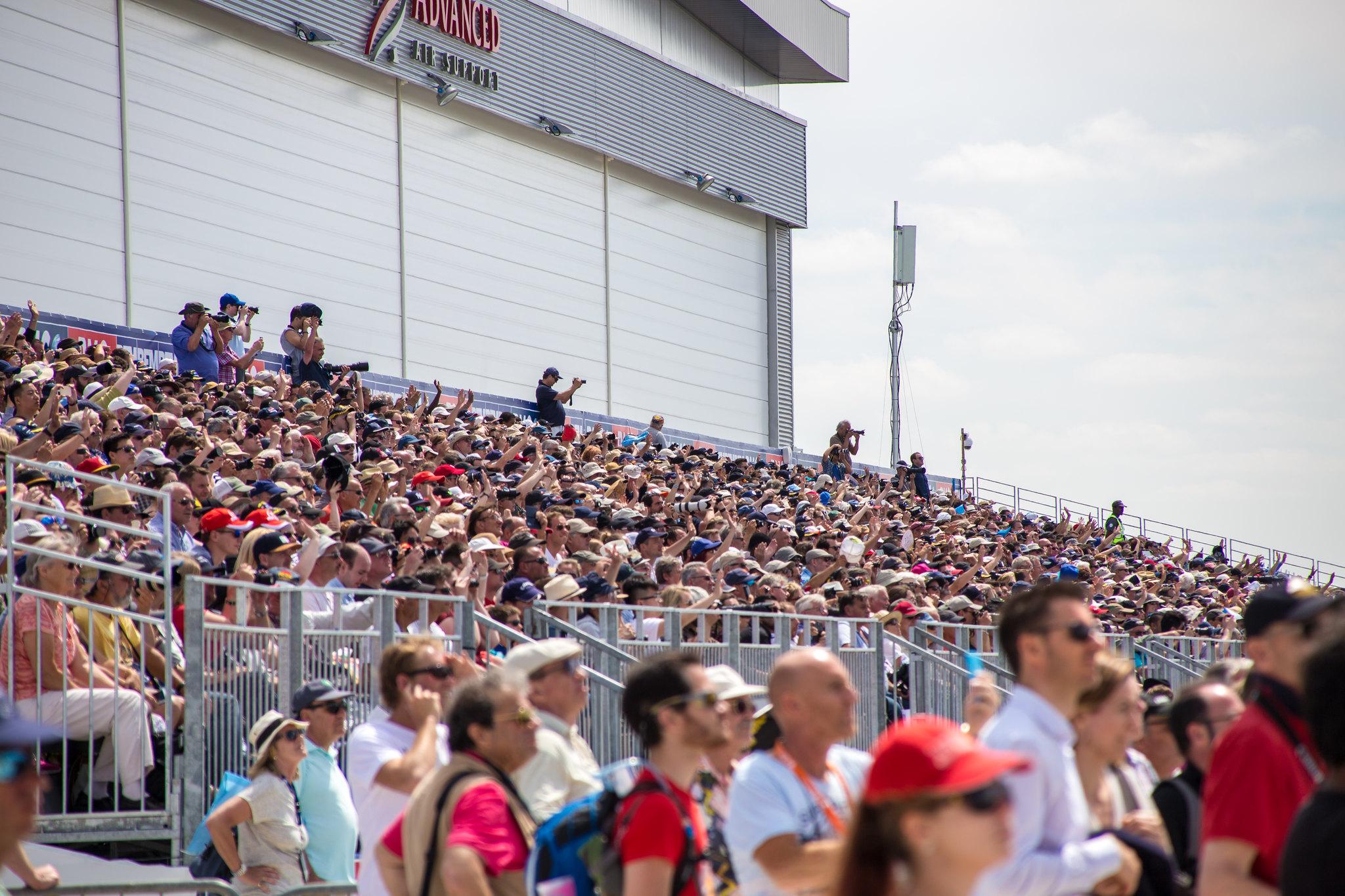 Paris Air Show: Zuschauer bei der Pariser Air Show |