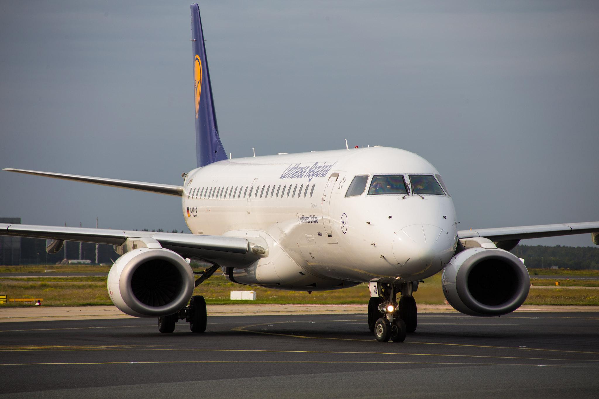 Frankfurt Airport: Lufthansa (LH / DLH) | Operator: Lufthansa CityLine |  Embraer E190LR E190 | D-AECB | MSN 19000332