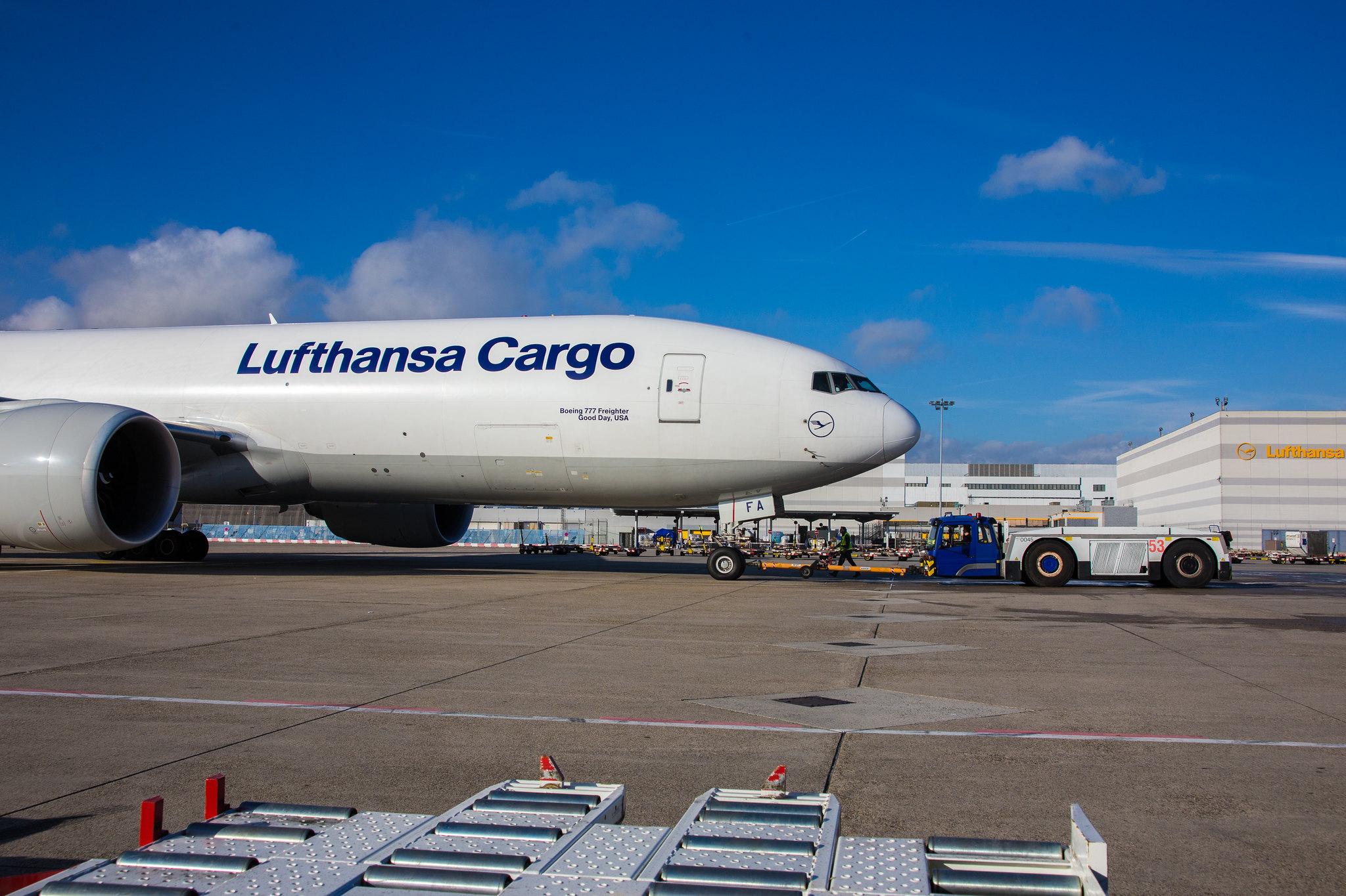 Frankfurt Airport: Lufthansa Cargo (/ GEC) |  Boeing 777-FBT B77L | D-ALFA | MSN 41674