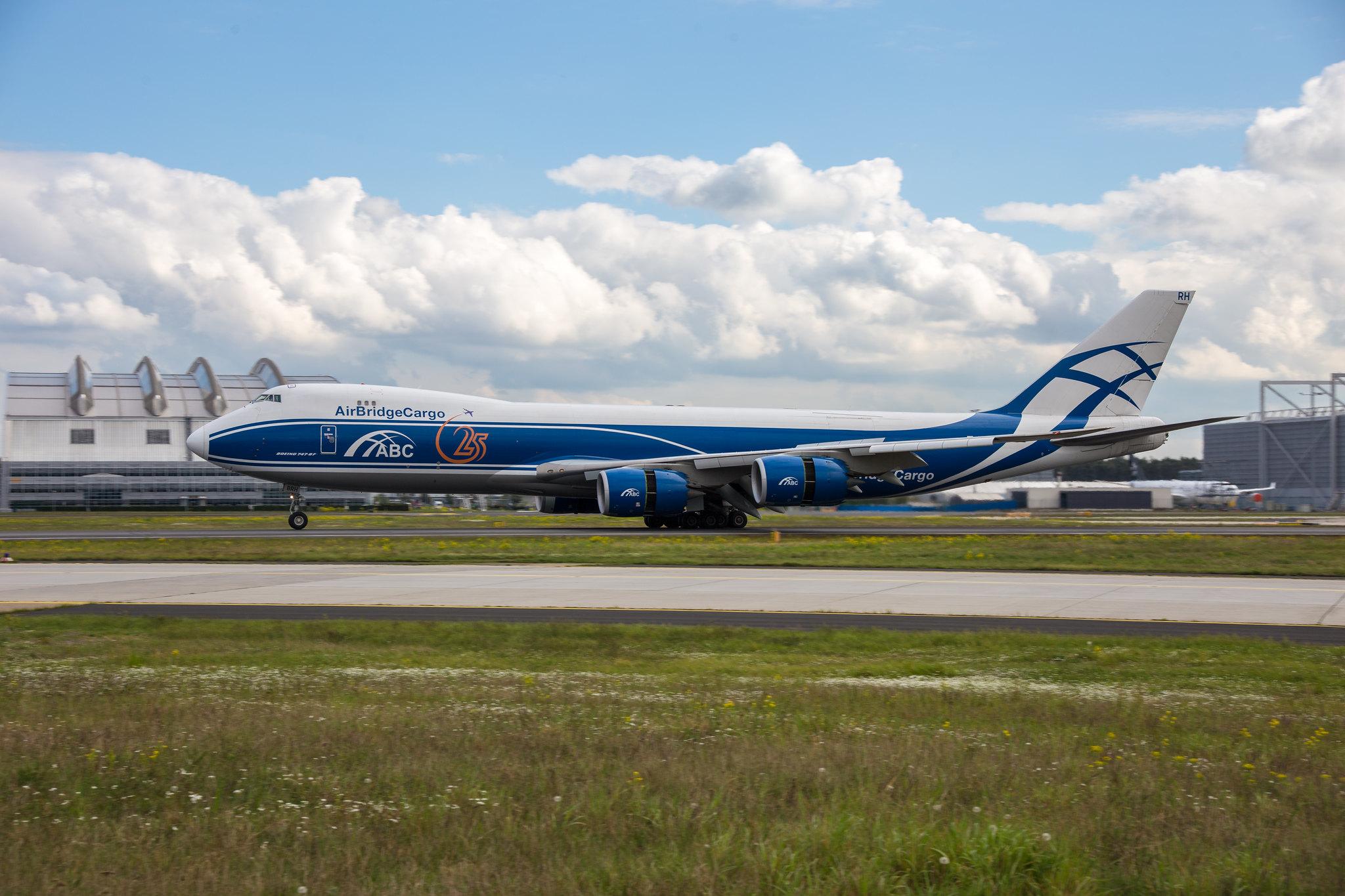 Frankfurt Airport: AirBridgeCargo (RU / ABW) | Operator: AirBridgeCargo Airlines | Boeing 747-8HV(F) B748 | VQ-BRH | MSN 37669