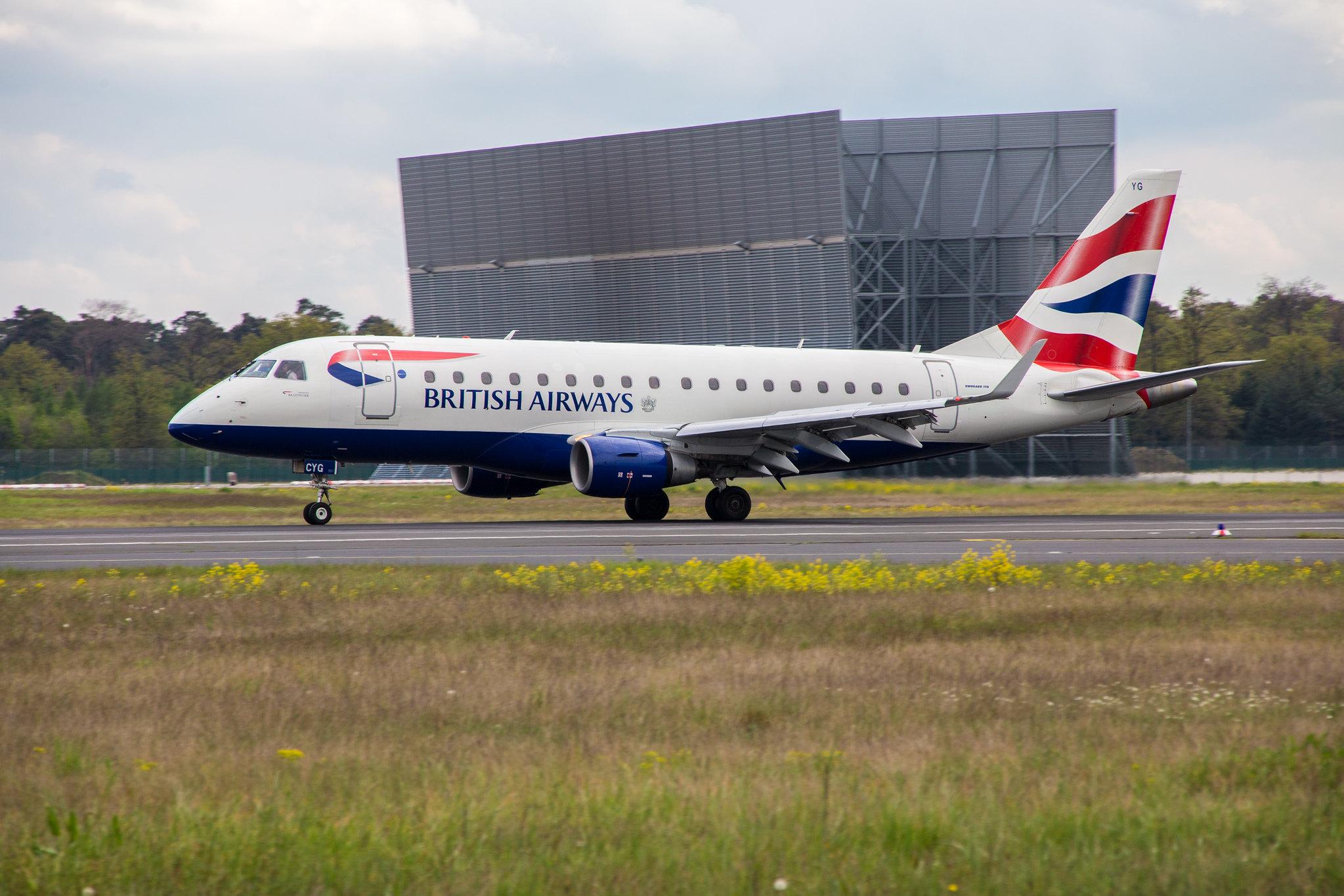 Frankfurt Airport: British Airways (BA / BAW) | Operator: BA CityFlyer |  Embraer E170STD E170 | G-LCYG | MSN 17000300