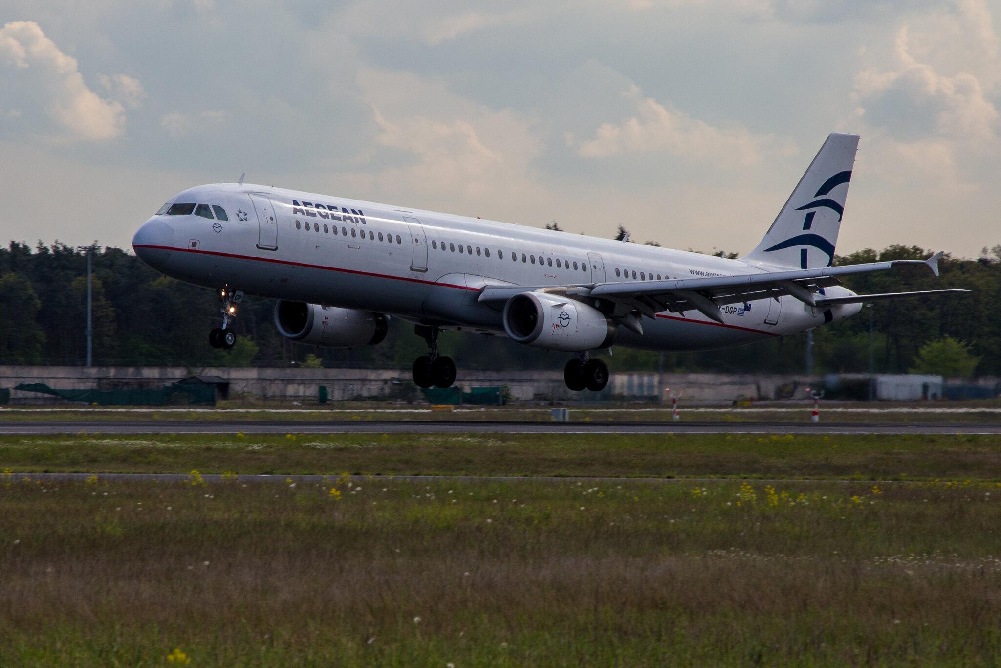 Frankfurt Airport: Aegean Airlines (A3 / AEE) |  Airbus A321-232 A321 | SX-DGP | MSN 3302