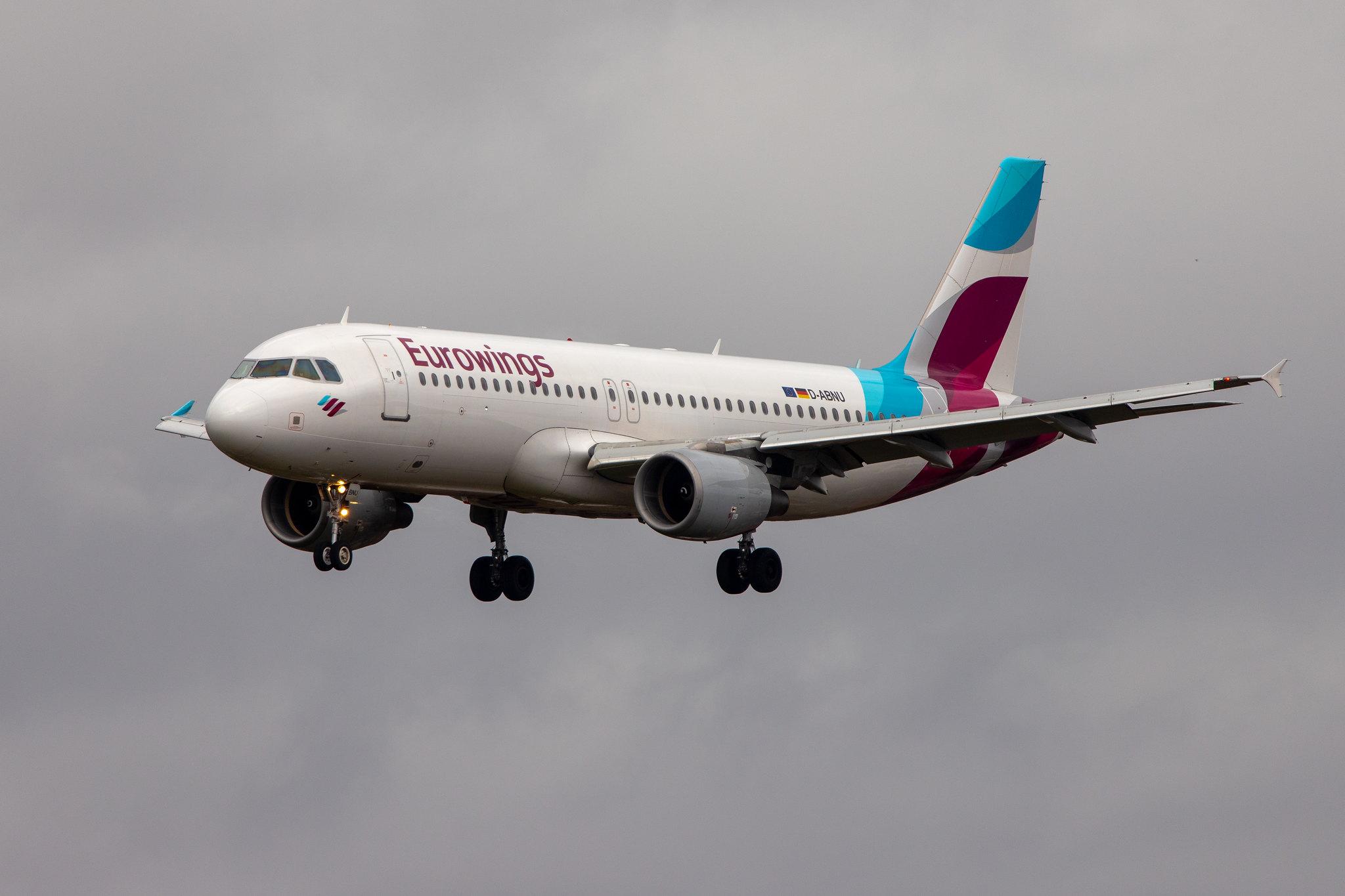 Hamburg Airport: Eurowings (EW / EWG) |  Airbus A320-214 A320 | D-ABNU | MSN 2591