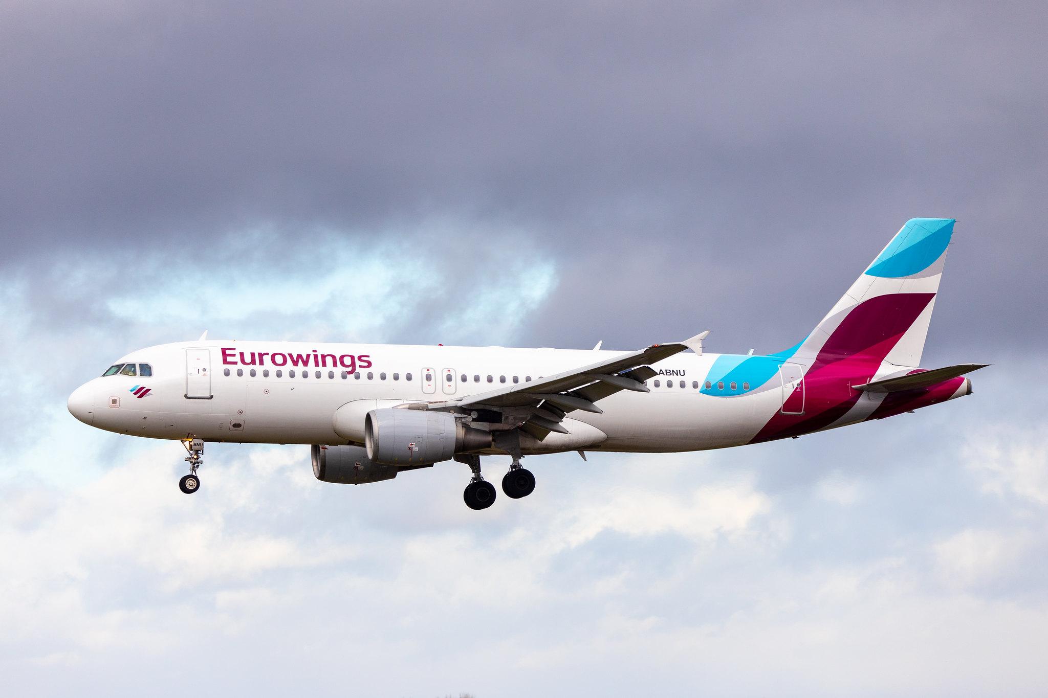 Hamburg Airport: Eurowings (EW / EWG) |  Airbus A320-214 A320 | D-ABNU | MSN 2591
