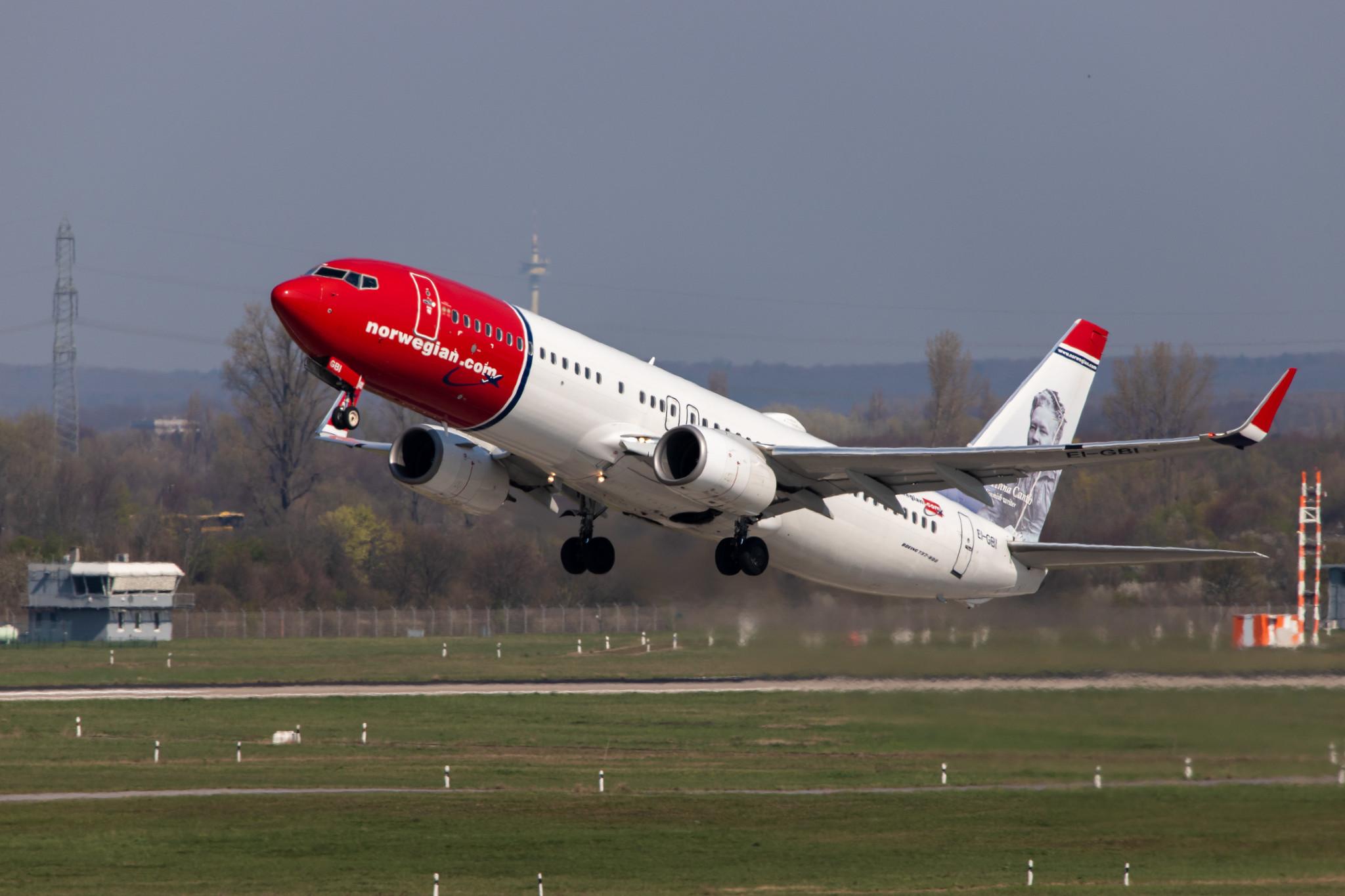 Düsseldorf Airport: Norwegian (DY / NAX) |  Livery: Minna Canth Livery | Operator: Norwegian Air International |  Boeing 737-8JP B738 | EI-GBI | MSN 39434