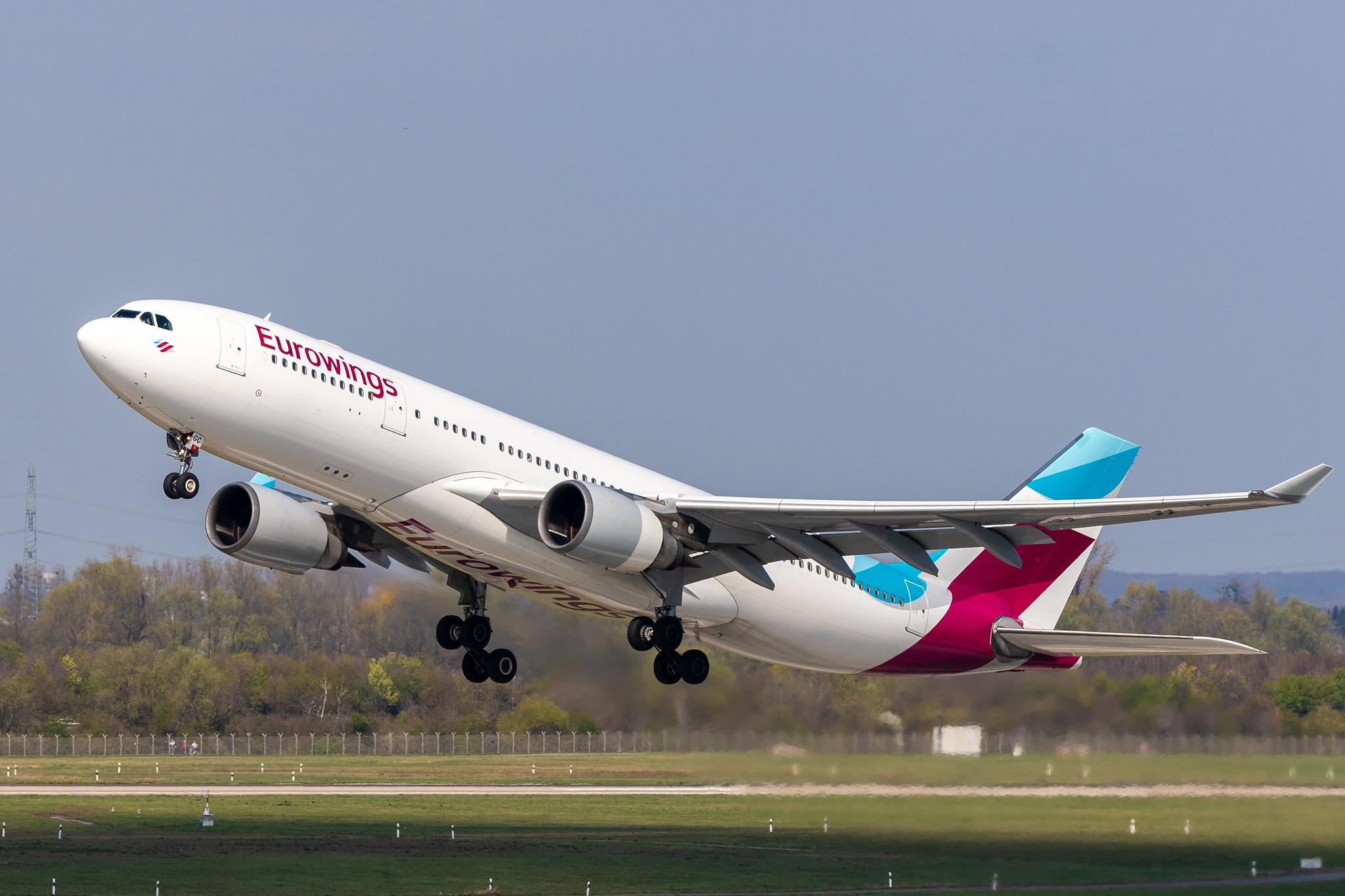 Düsseldorf Airport: Eurowings (EW / EWG) | Operator: SunExpress Deutschland |  Airbus A330-203 A332 | D-AXGC | MSN 0555